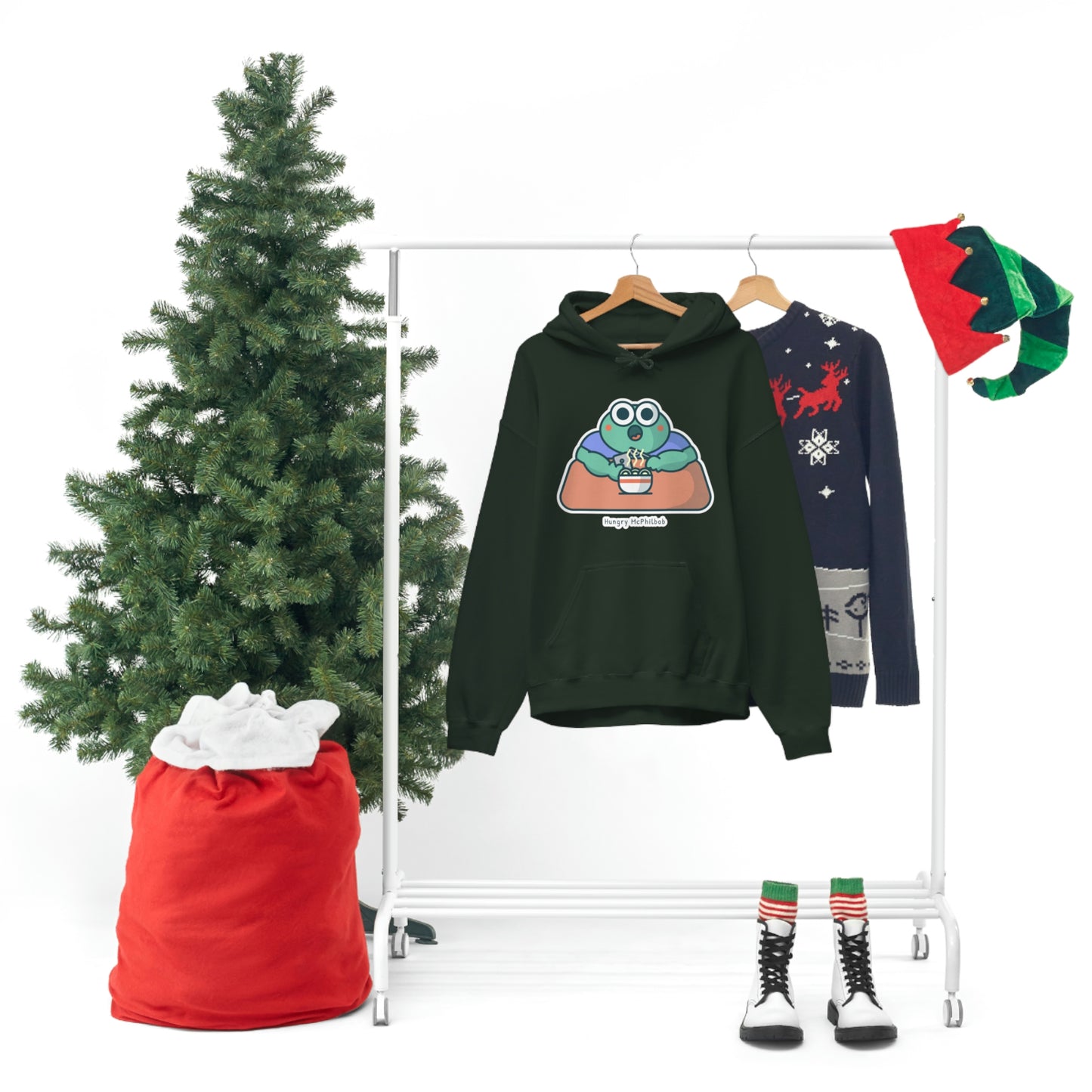 Hungry McPhilbob Unisex Heavy Blend™ Hooded Sweatshirt