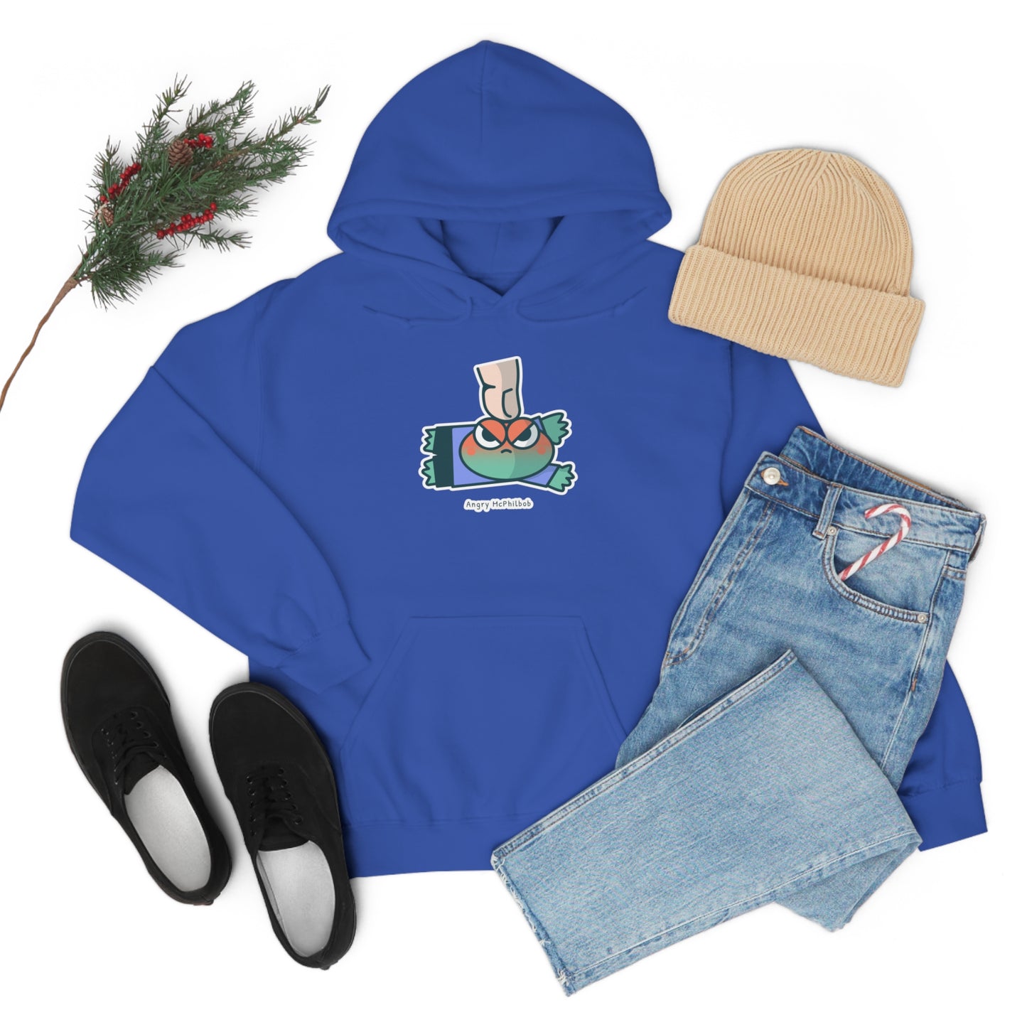 Angry McPhilbob Unisex Heavy Blend™ Hooded Sweatshirt