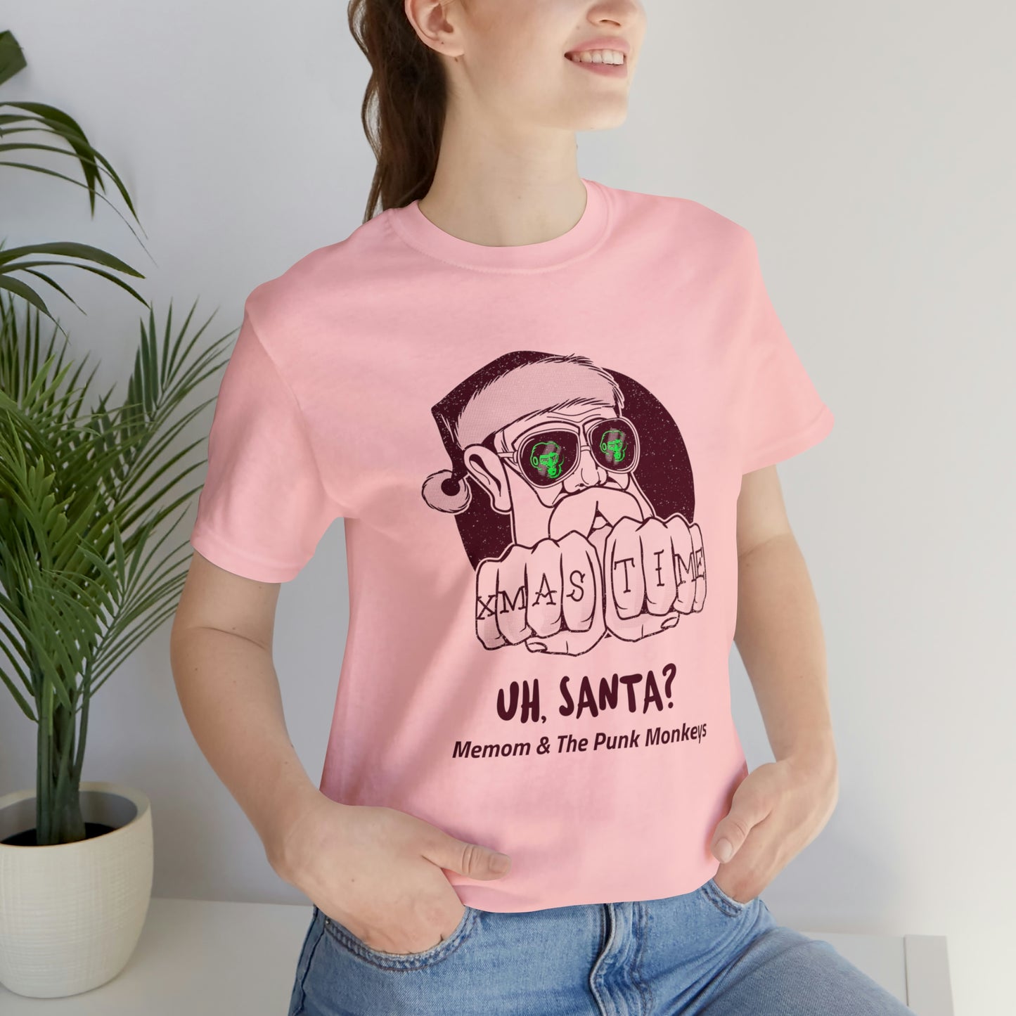 Uh, Santa? Unisex Jersey Short Sleeve Tee
