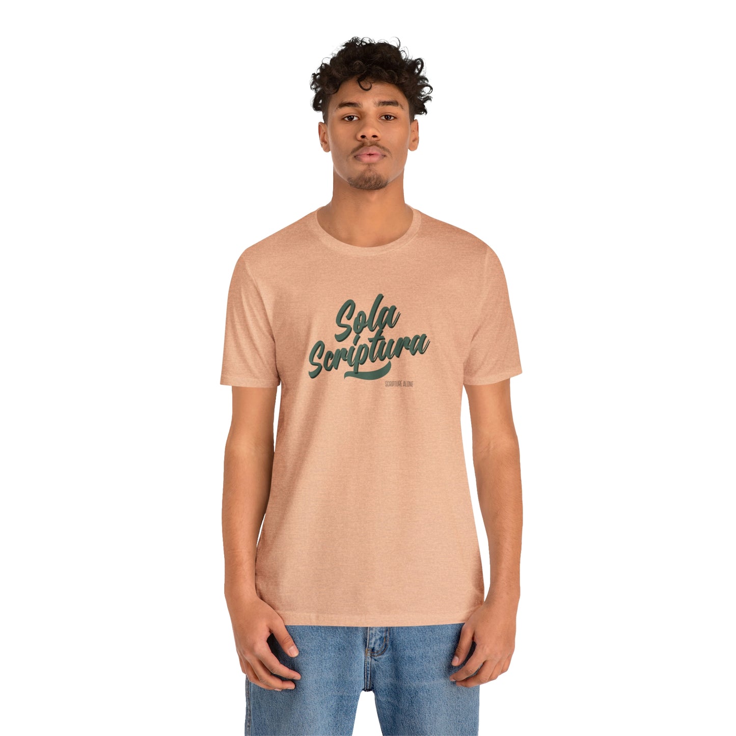 Sola Scriptura Unisex Jersey Short Sleeve Tee