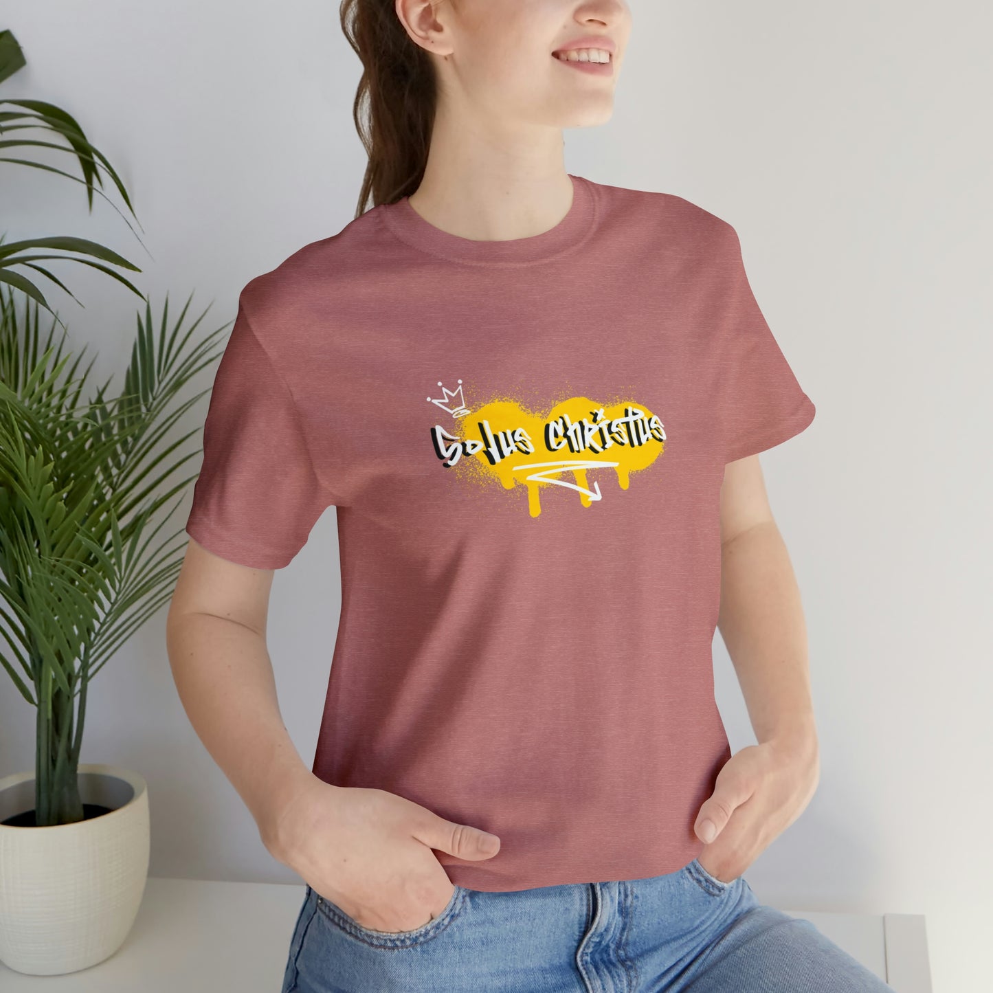 Solus Christus Unisex Jersey Short Sleeve Tee