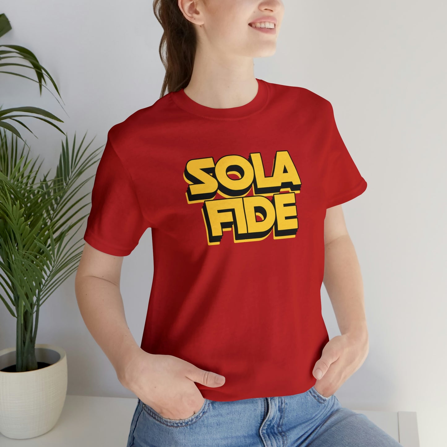 Sola Fide SW Unisex Jersey Short Sleeve Tee