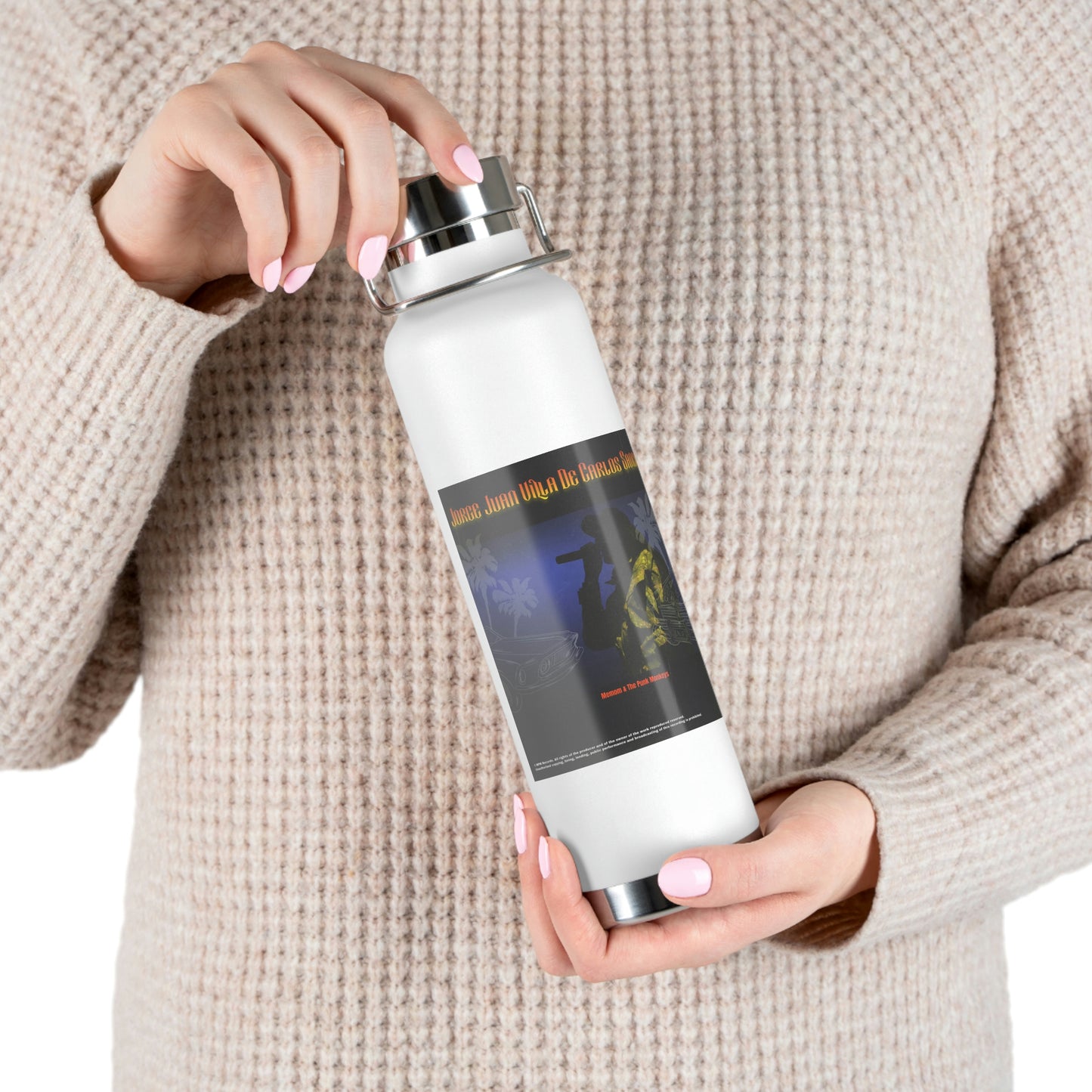 Jorge Juan Villa De Carlos Sanchez 22oz Vacuum Insulated Bottle