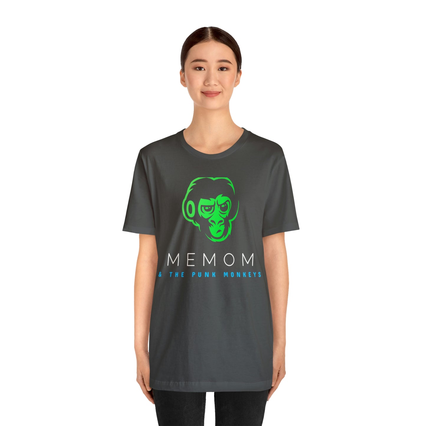 Memom and the Punk Monkeys Logo Unisex Jersey Short Sleeve Tee