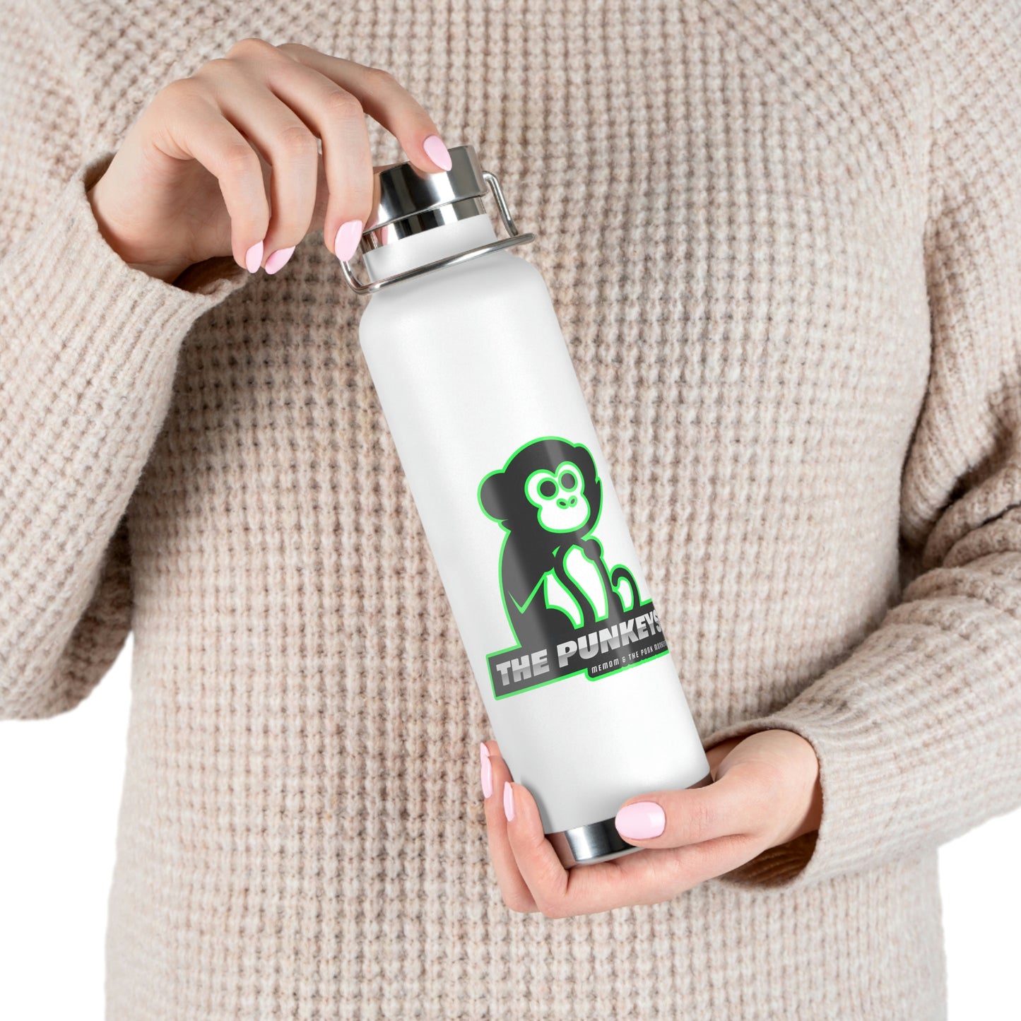 The Punkeys Copper Vacuum Insulated Bottle, 22oz