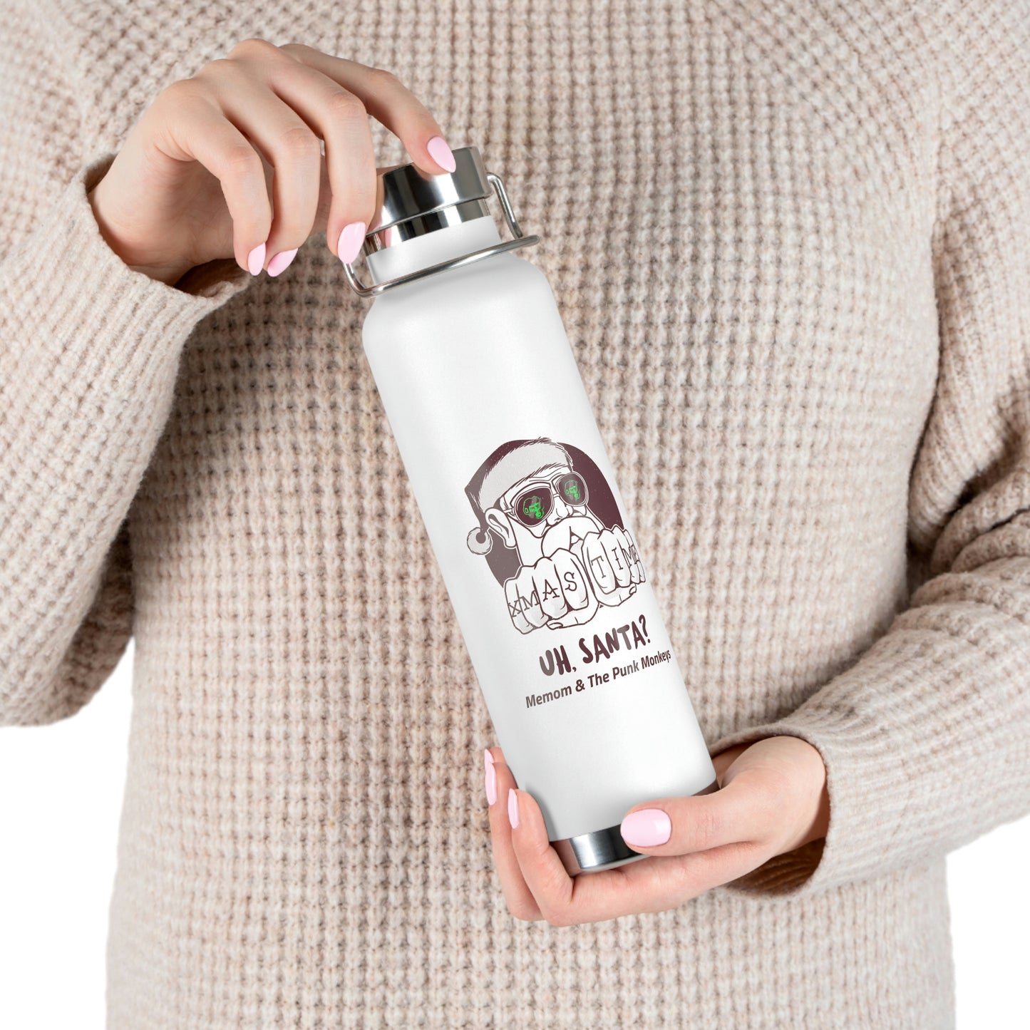 Uh, Santa 22oz Vacuum Insulated Bottle