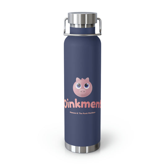 Oinkment Copper Vacuum Insulated Bottle, 22oz
