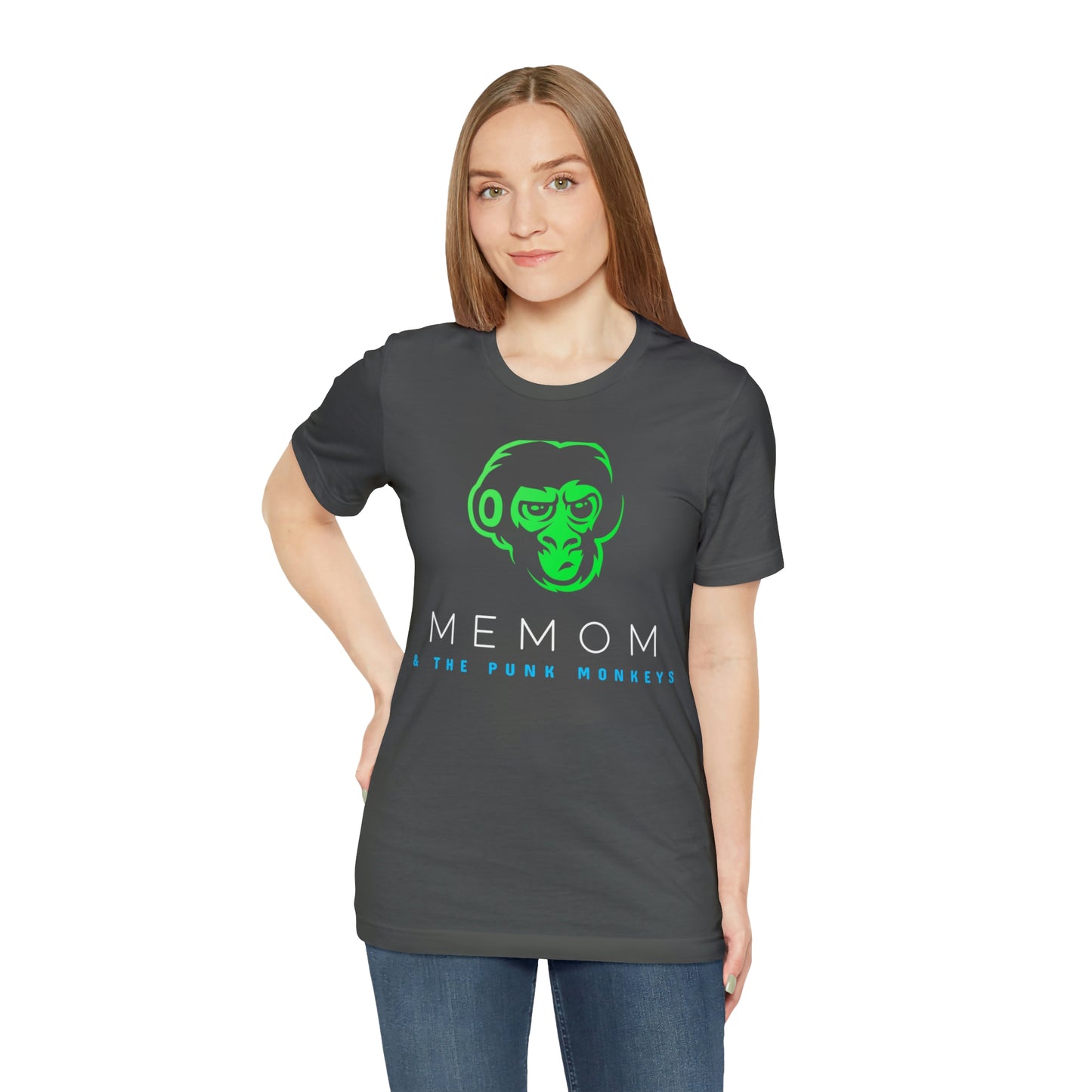 Memom and the Punk Monkeys Logo Unisex Jersey Short Sleeve Tee