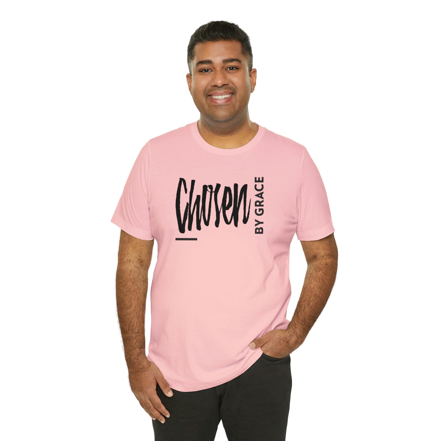 Chosen By Grace Sideways Unisex Jersey Short Sleeve Tee