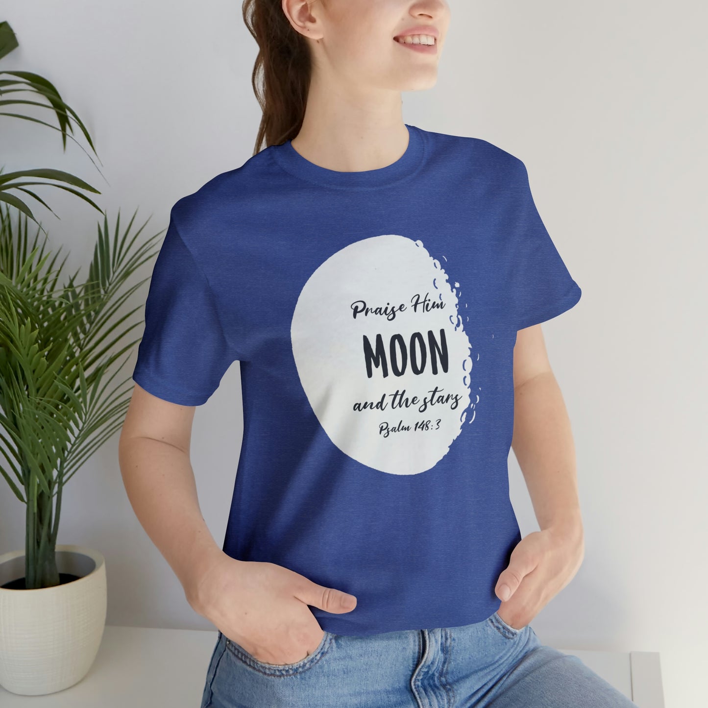 The Moon Unisex Jersey Short Sleeve Tee