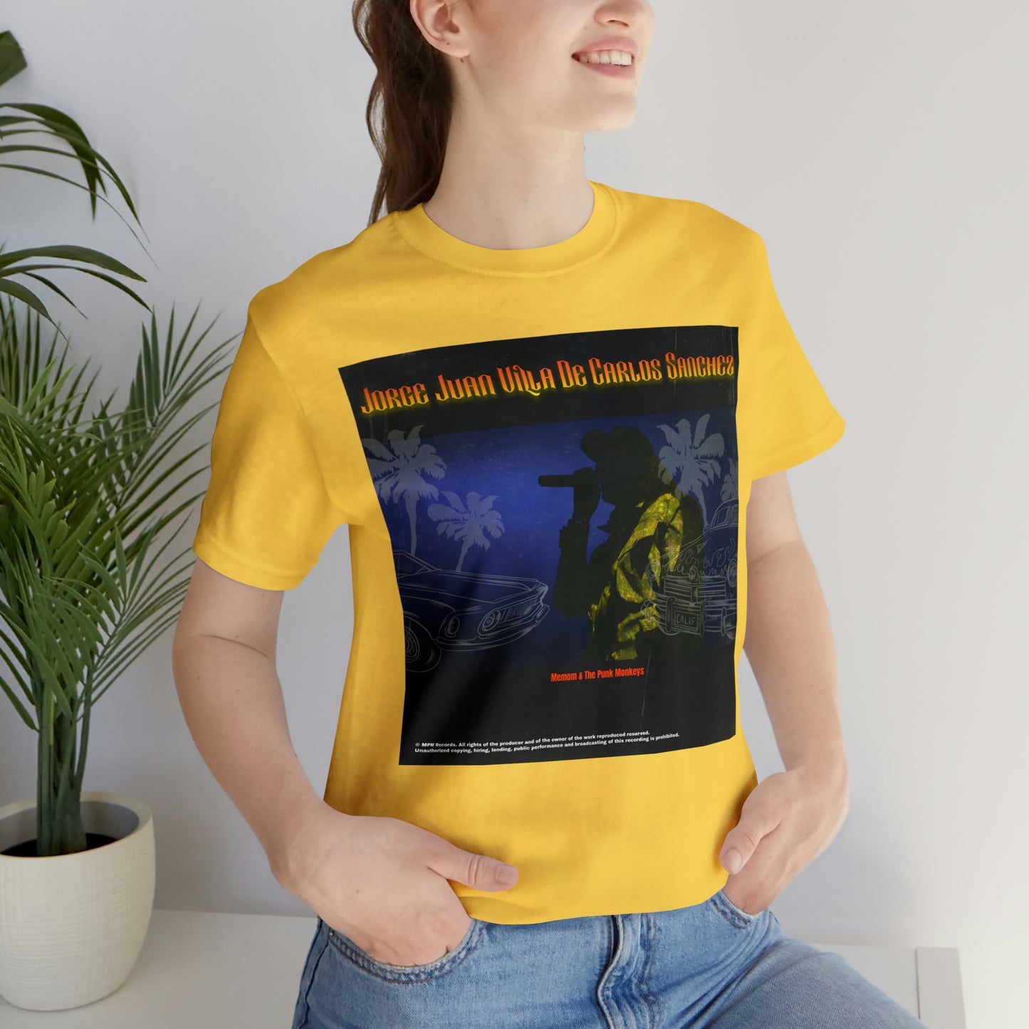 Jorge Juan Villa De Carlos Sanchez Unisex Jersey Short Sleeve Tee