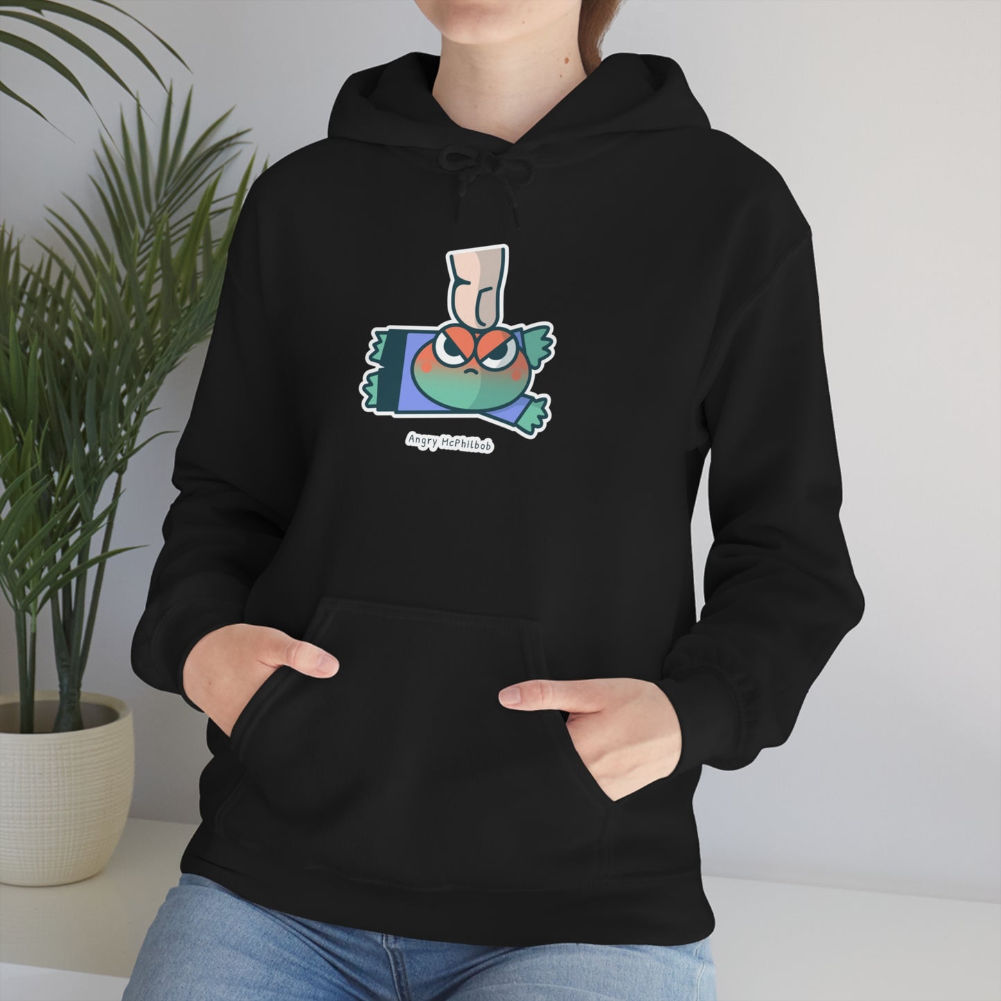 Angry McPhilbob Unisex Heavy Blend™ Hooded Sweatshirt