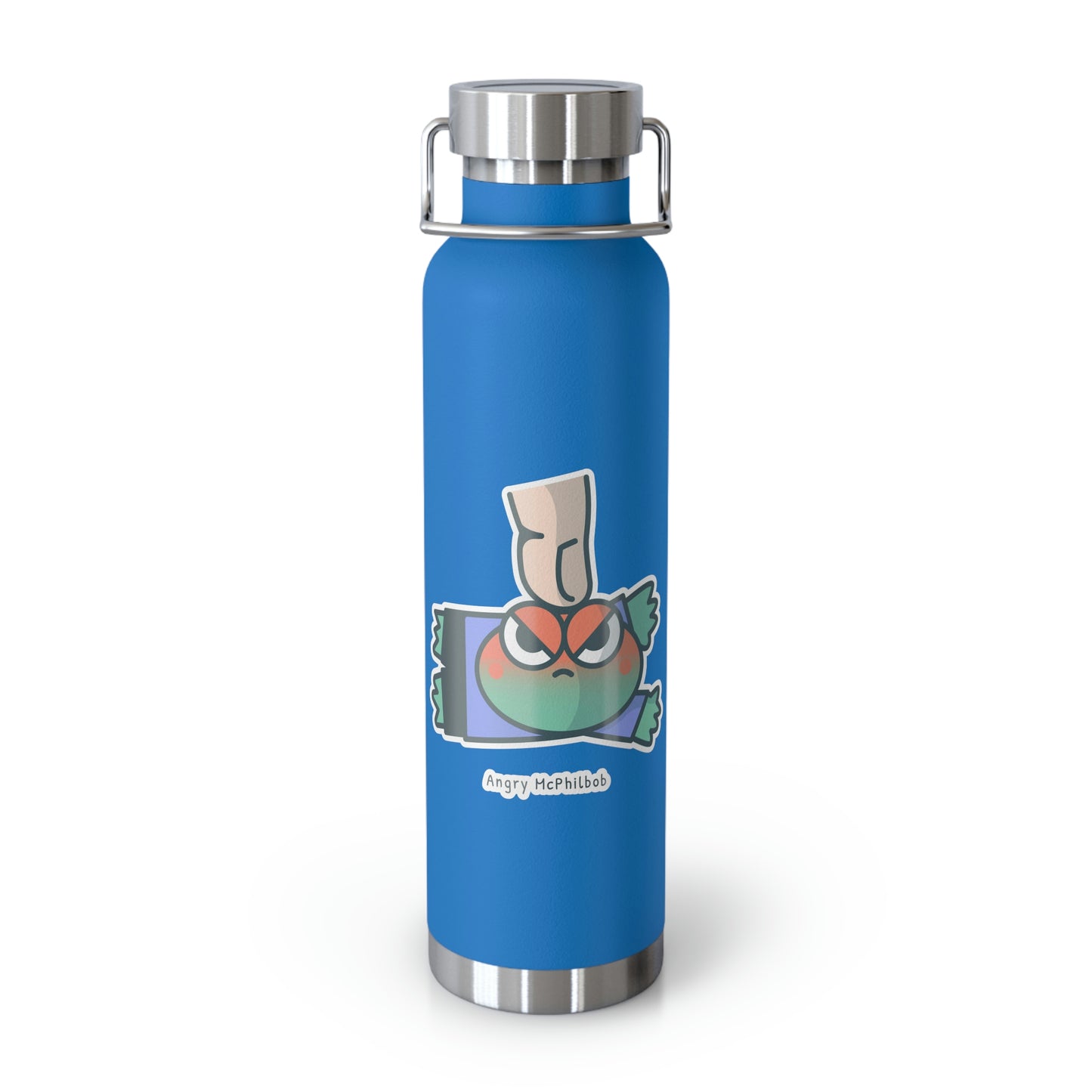 Angry McPhilbob Copper Vacuum Insulated Bottle, 22oz