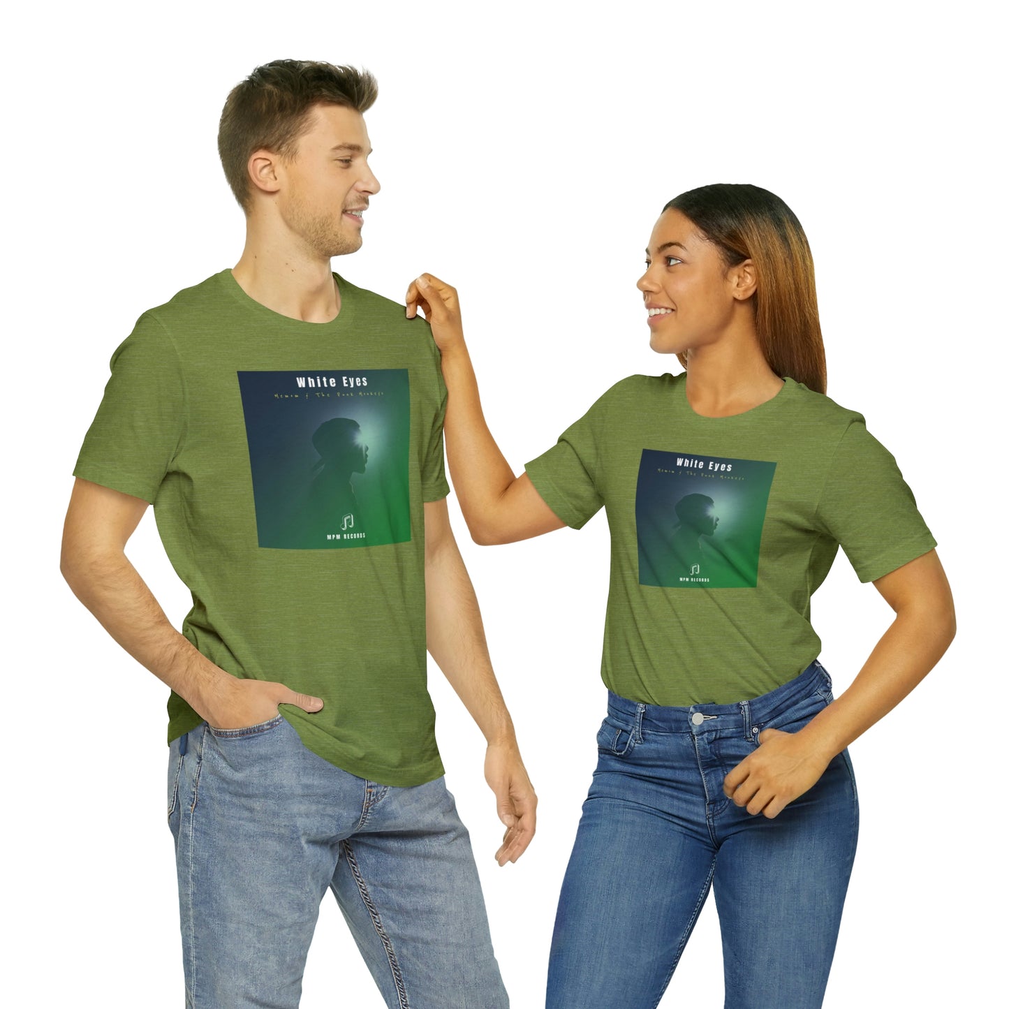 White Eyes Unisex Jersey Short Sleeve Tee