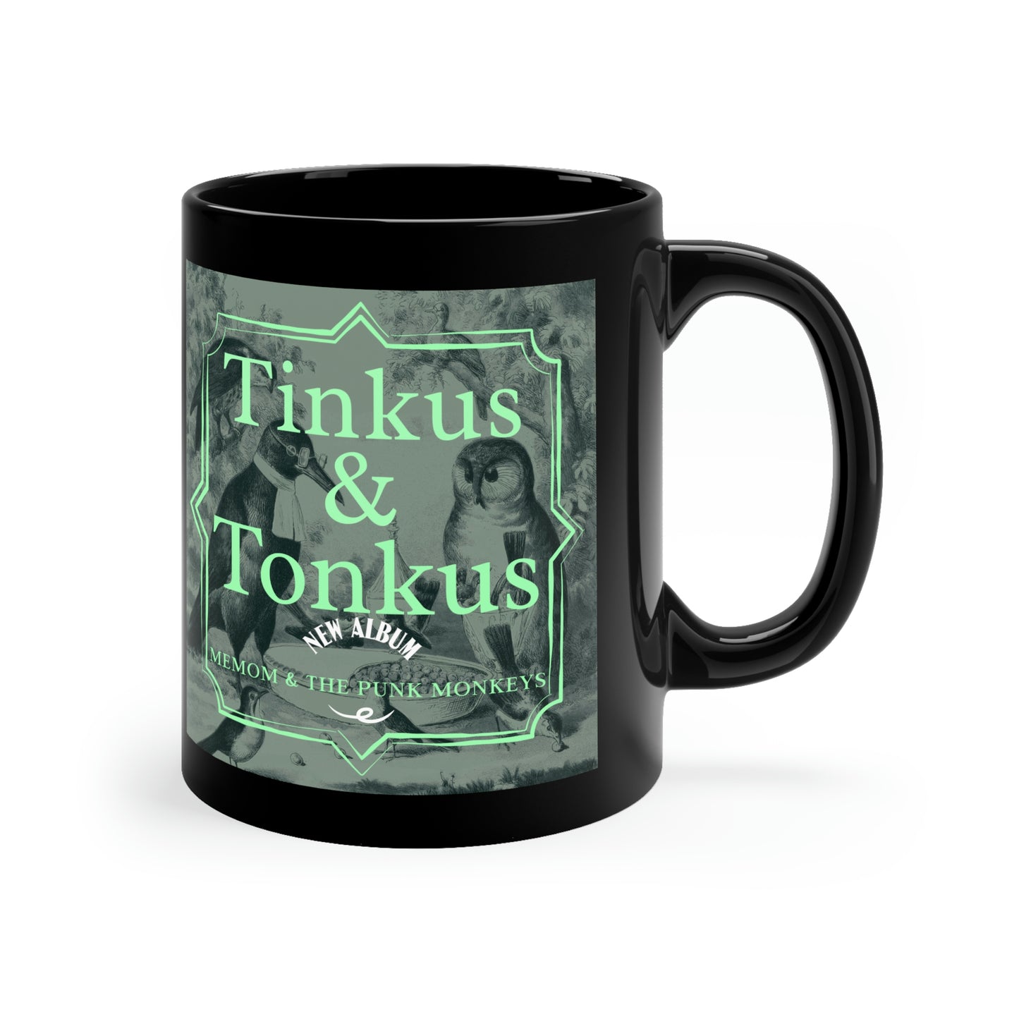 Tinkus & Tonkus 11oz Black Mug