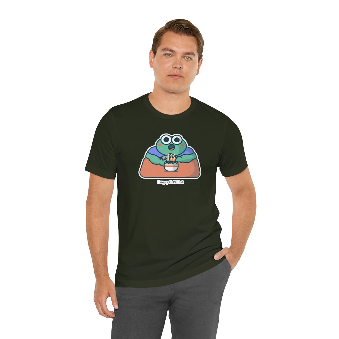 Hungry McPhilbob Unisex Jersey Short Sleeve Tee