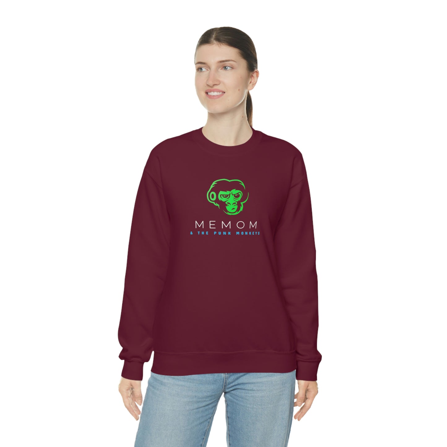 Memom and the Punk Monkeys Unisex Heavy Blend™ Crewneck Sweatshirt