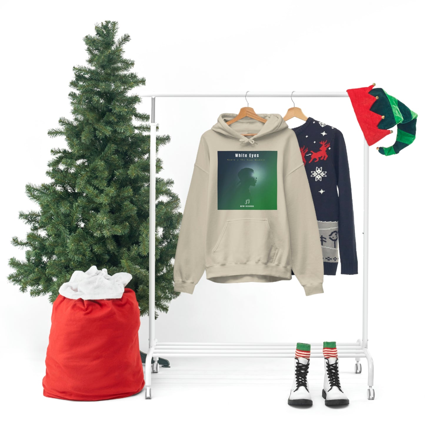 White Eyes Unisex Heavy Blend™ Hooded Sweatshirt