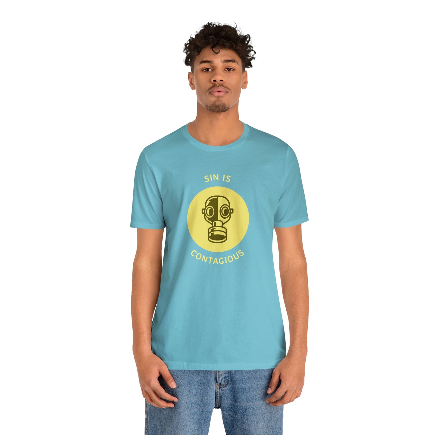 Sin is Contagious Unisex Jersey Short Sleeve Tee
