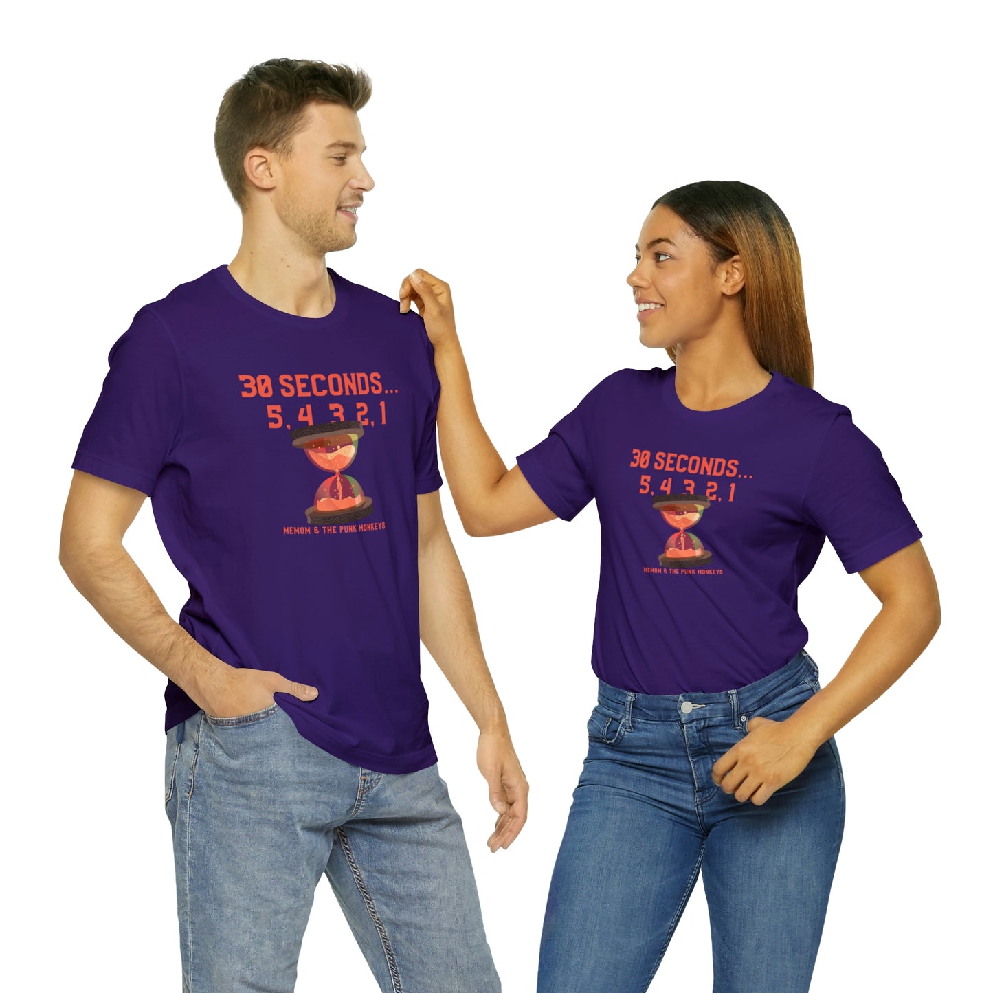 30 Seconds...5,4,3,2,1 Unisex Jersey Short Sleeve Tee