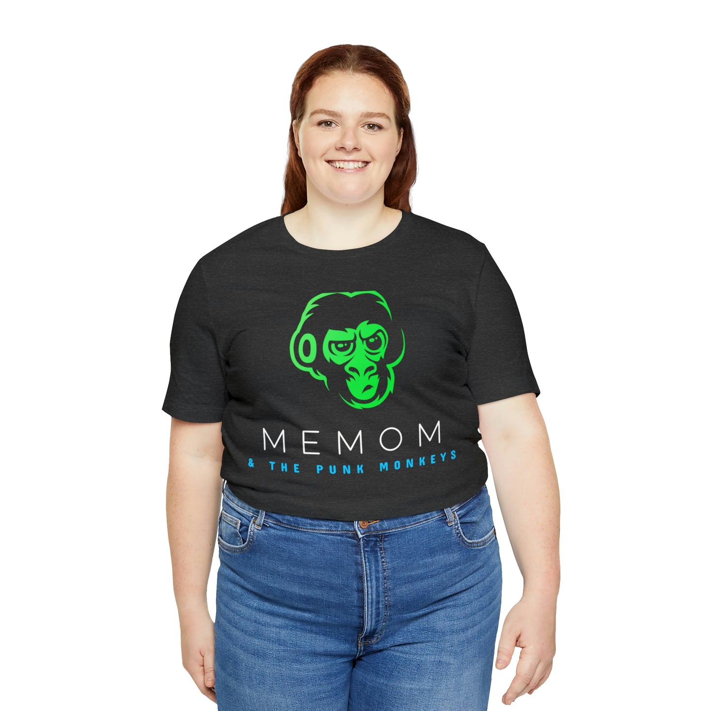 Memom and the Punk Monkeys Logo Unisex Jersey Short Sleeve Tee
