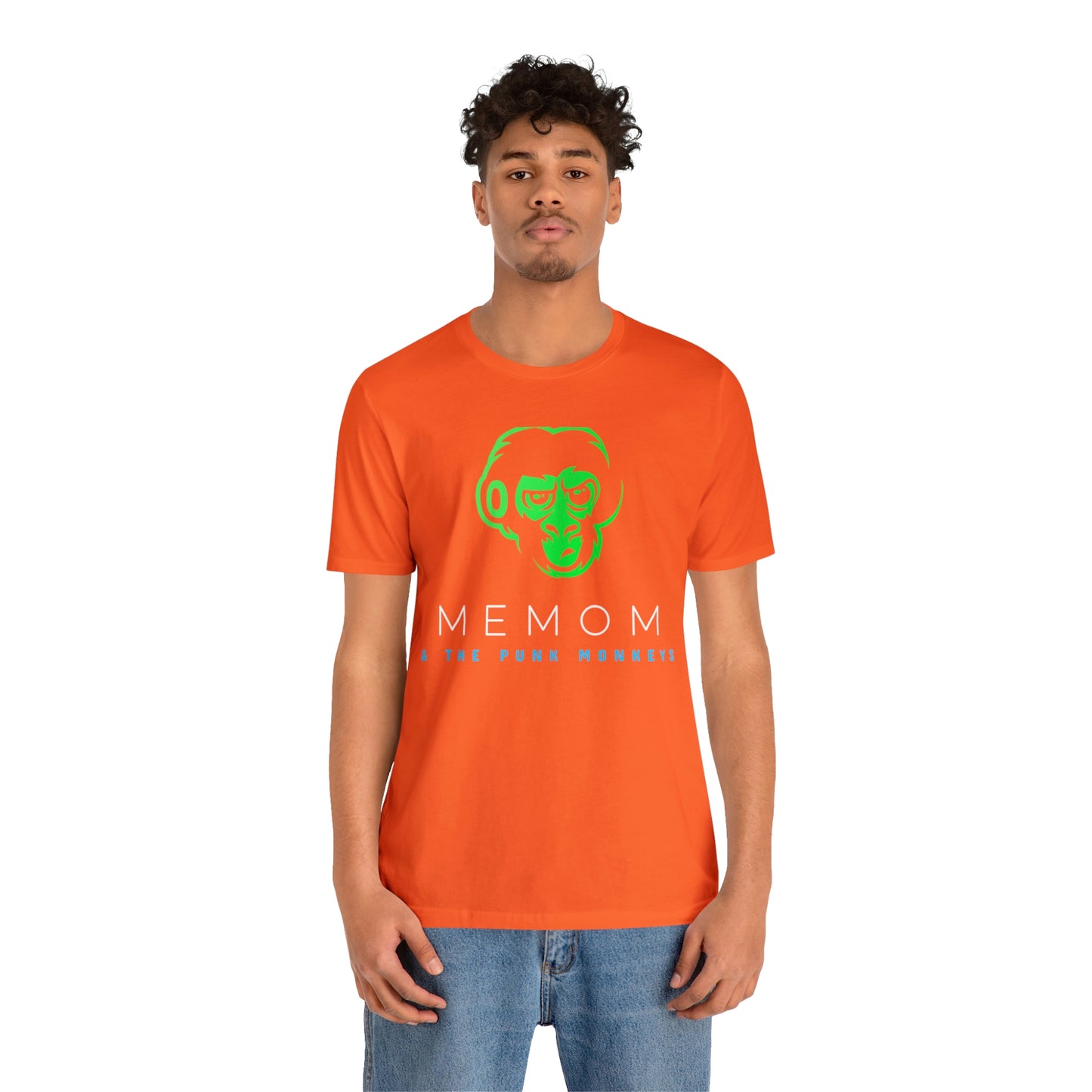 Memom and the Punk Monkeys Logo Unisex Jersey Short Sleeve Tee