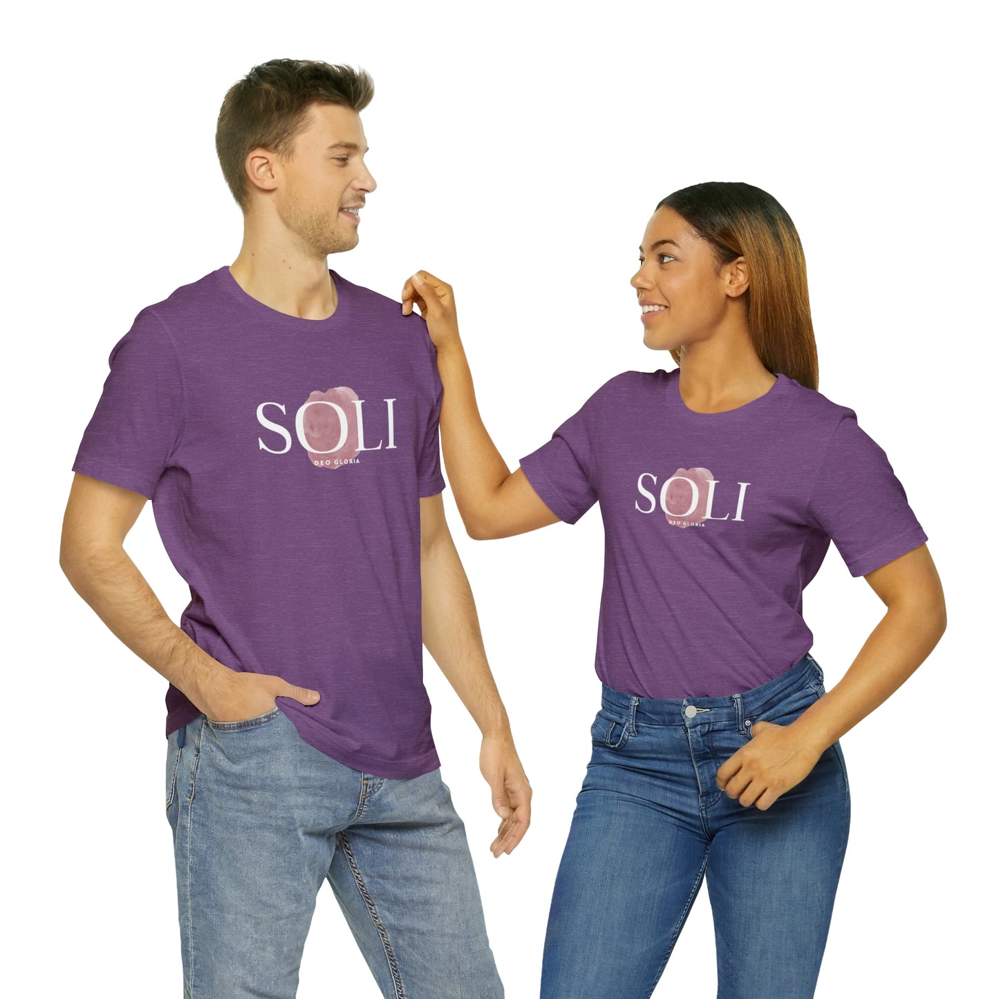 Soli Deo Gloria Paintbrush Unisex Jersey Short Sleeve Tee