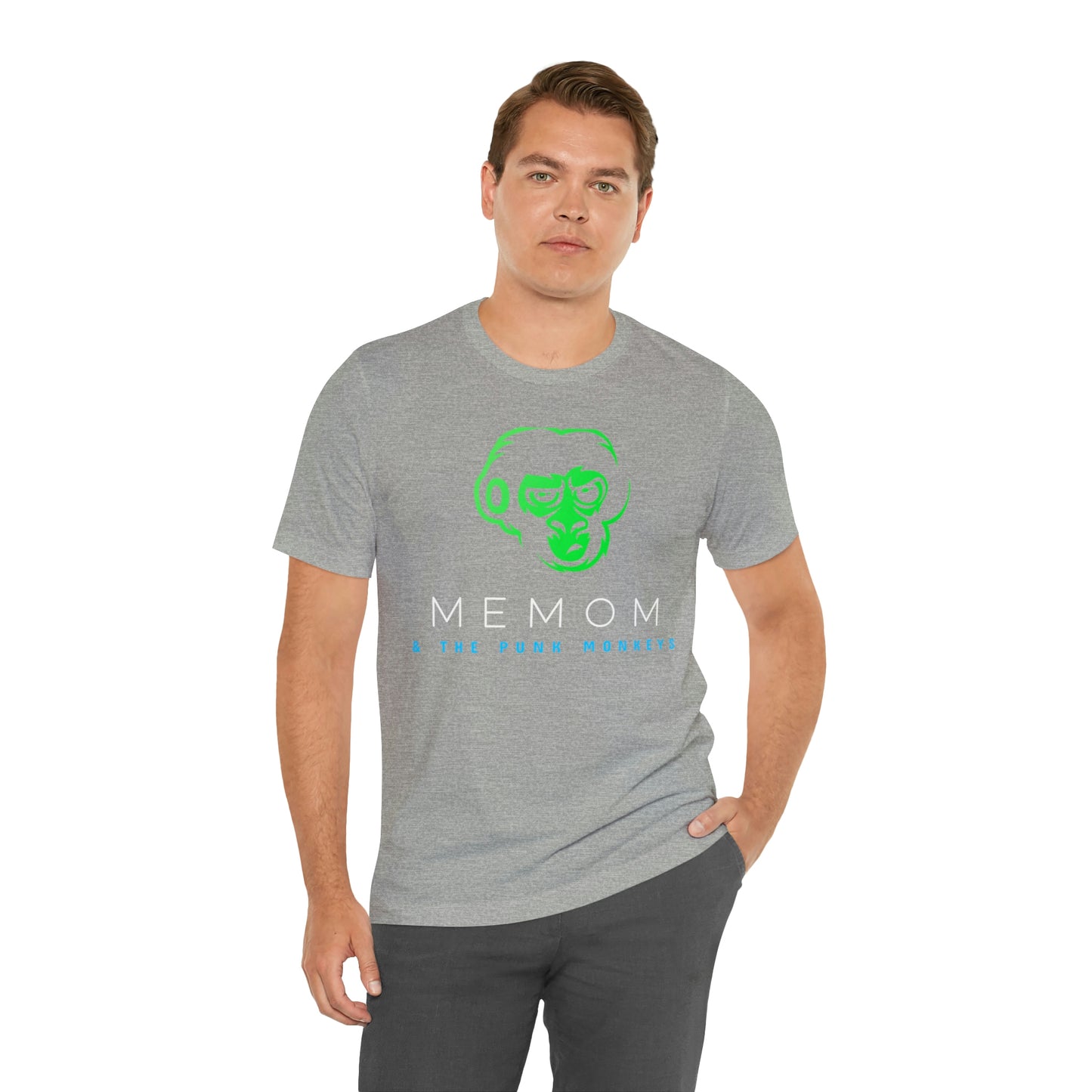 Memom and the Punk Monkeys Logo Unisex Jersey Short Sleeve Tee