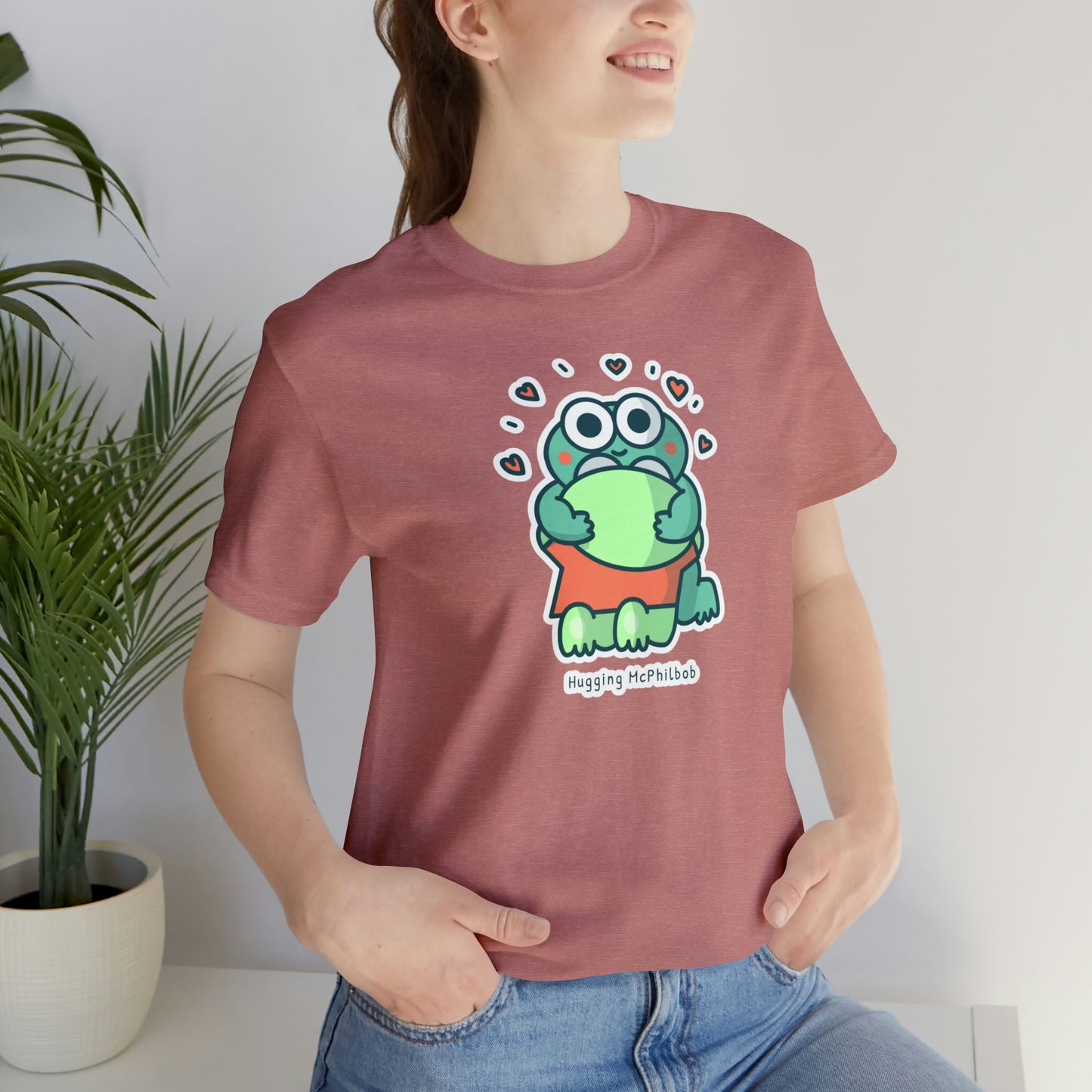 Hugging McPhilbob Unisex Jersey Short Sleeve Tee