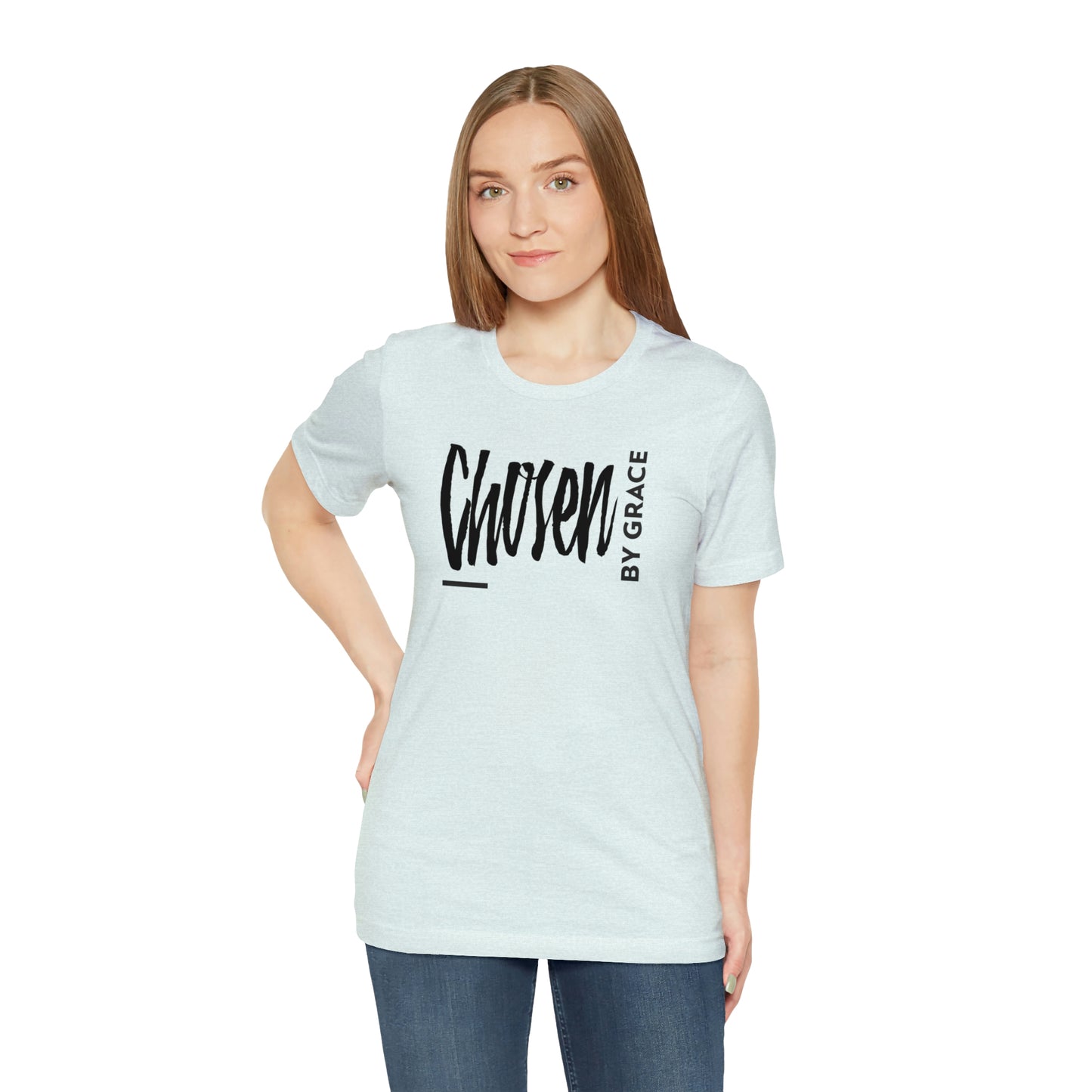 Chosen By Grace Sideways Unisex Jersey Short Sleeve Tee