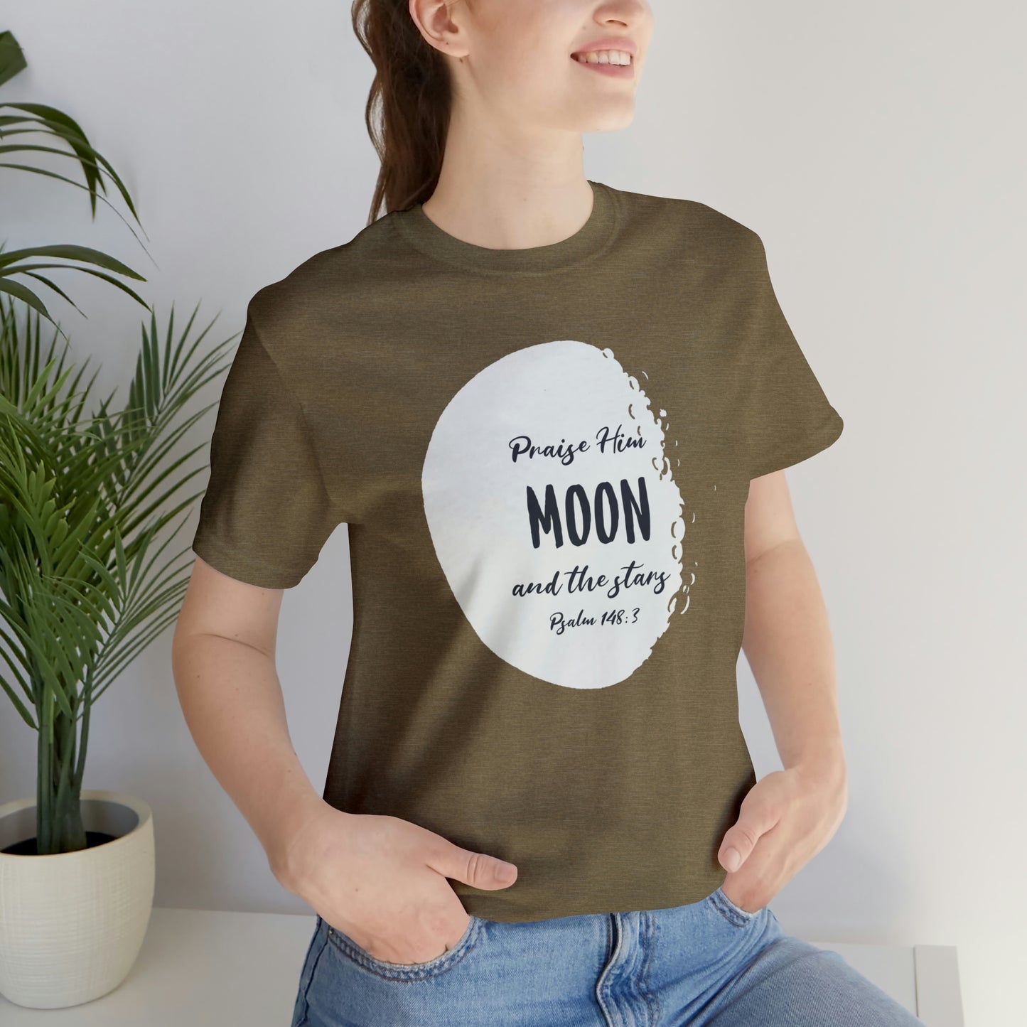 The Moon Unisex Jersey Short Sleeve Tee