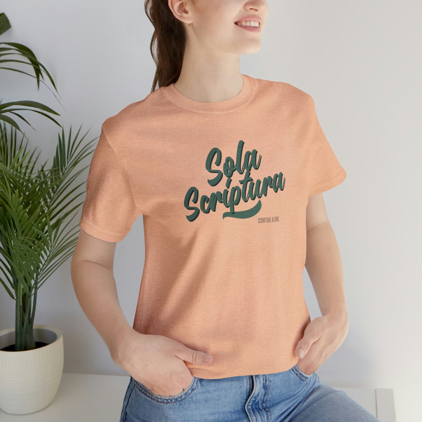 Sola Scriptura Unisex Jersey Short Sleeve Tee