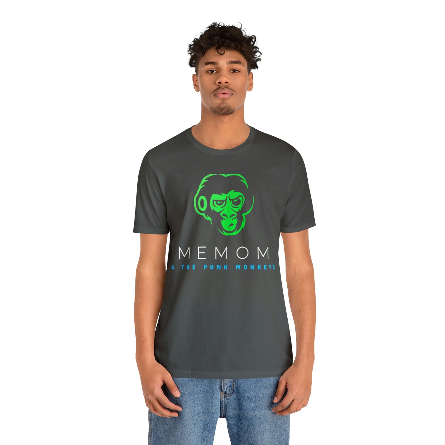 Memom and the Punk Monkeys Logo Unisex Jersey Short Sleeve Tee