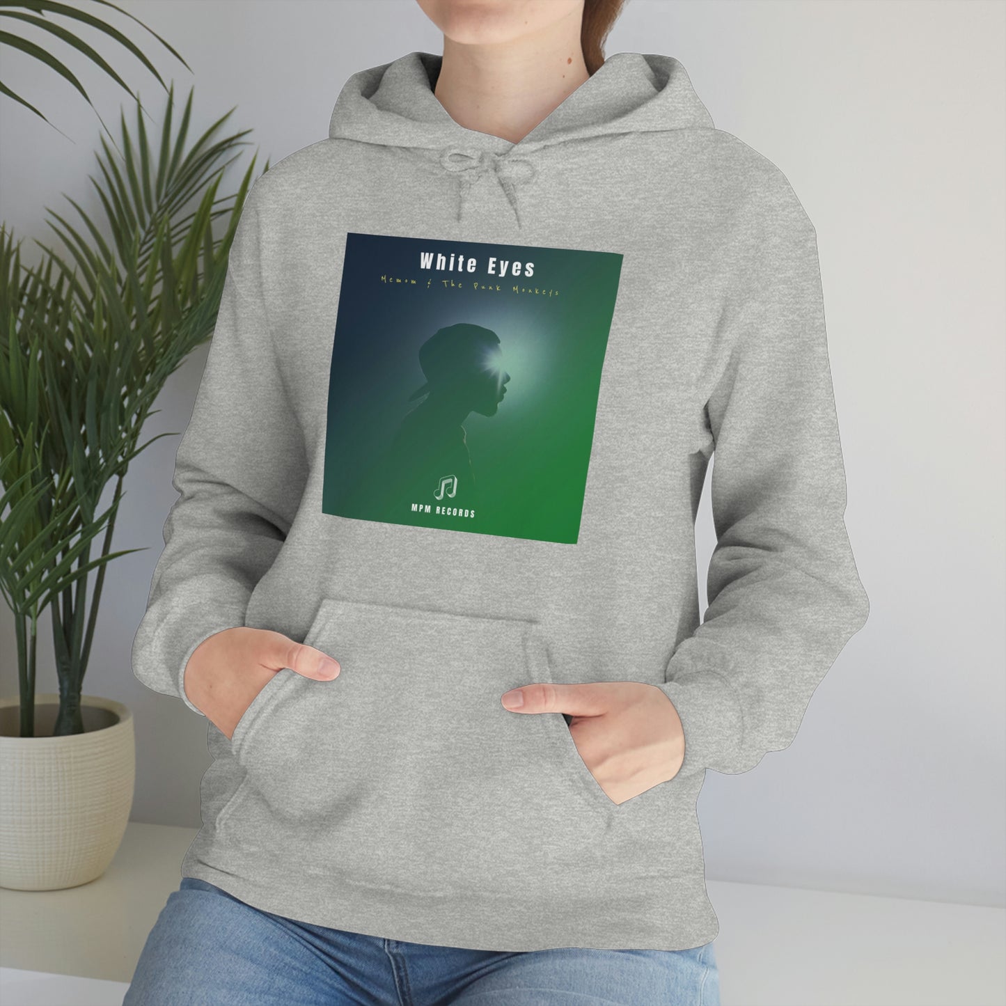 White Eyes Unisex Heavy Blend™ Hooded Sweatshirt