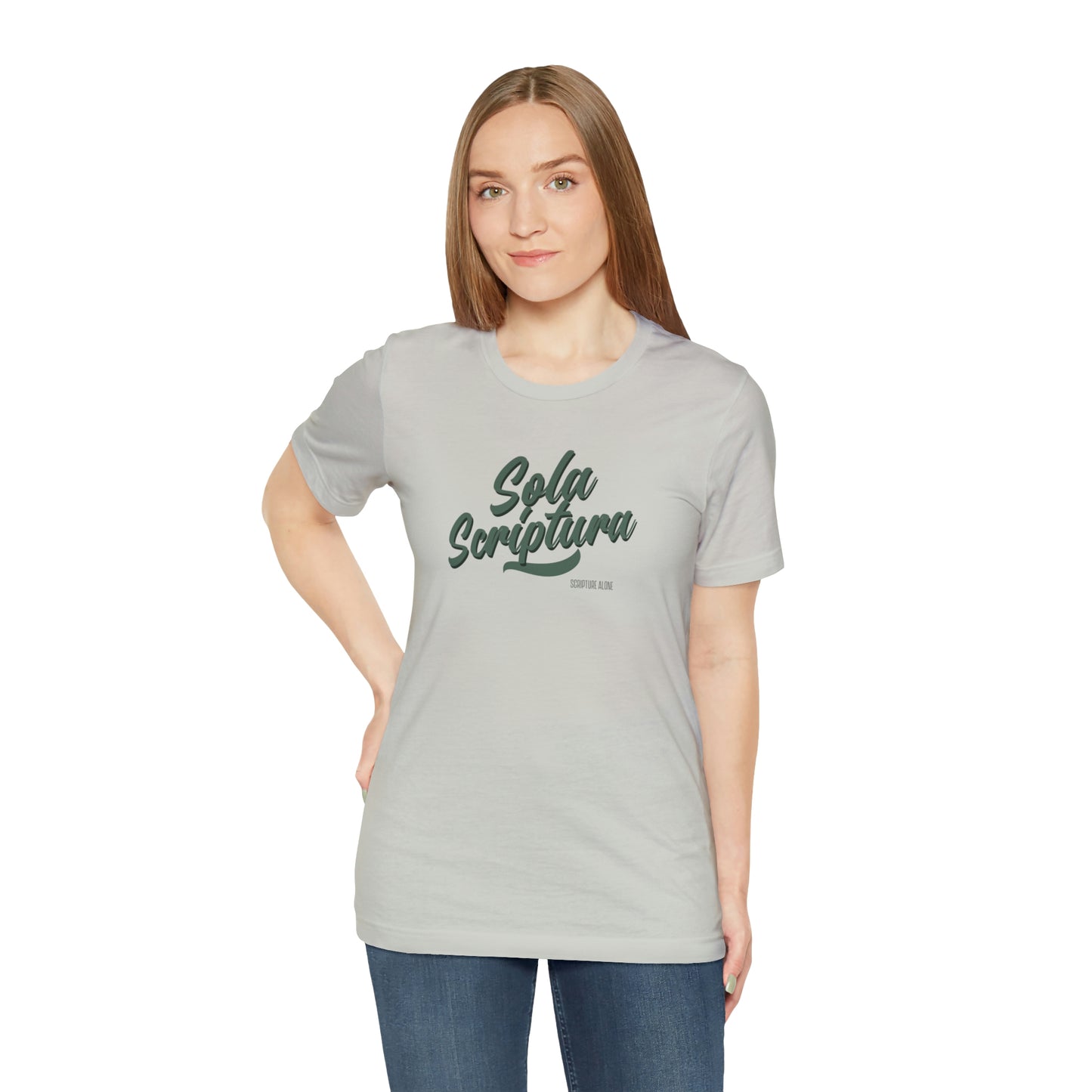 Sola Scriptura Unisex Jersey Short Sleeve Tee