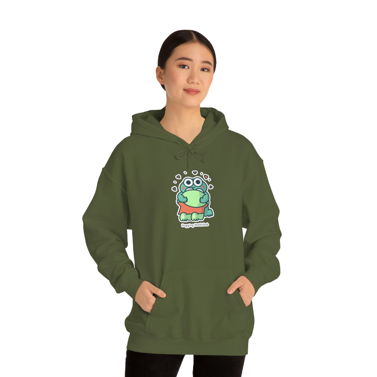 Hugging McPhilbob Unisex Heavy Blend™ Hooded Sweatshirt