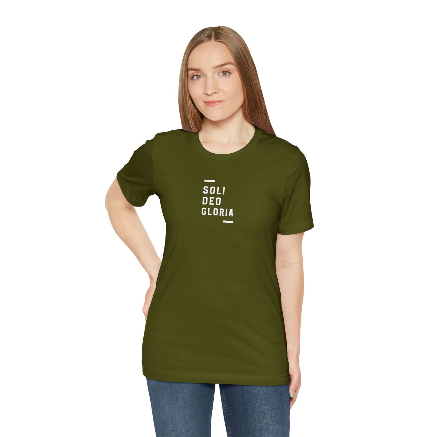 Soli Deo Gloria Simple Classical Unisex Jersey Short Sleeve Tee