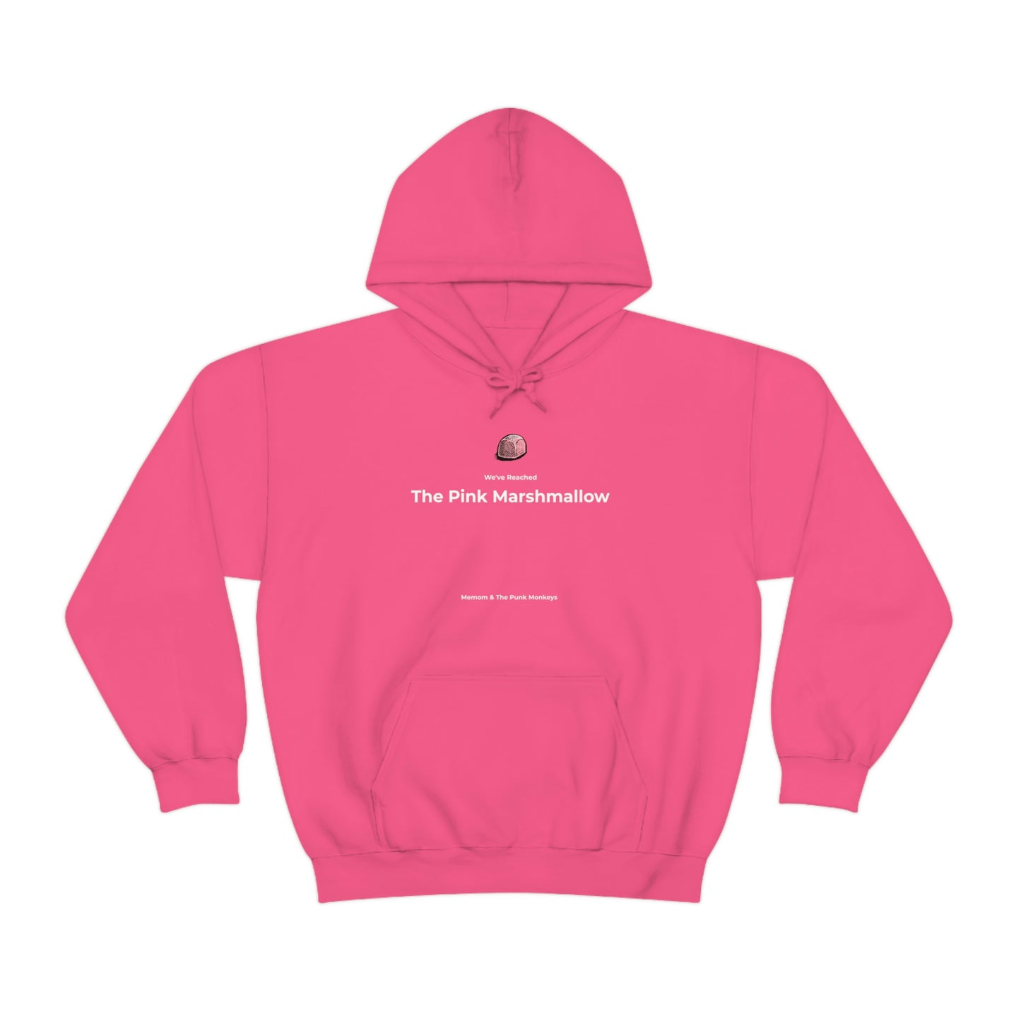We've Reached the Pink Marshmallow Unisex Heavy Blend™ Hooded Sweatshirt