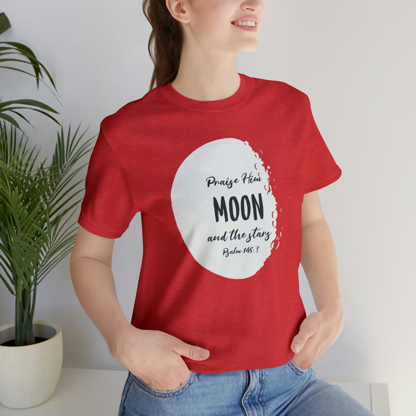 The Moon Unisex Jersey Short Sleeve Tee