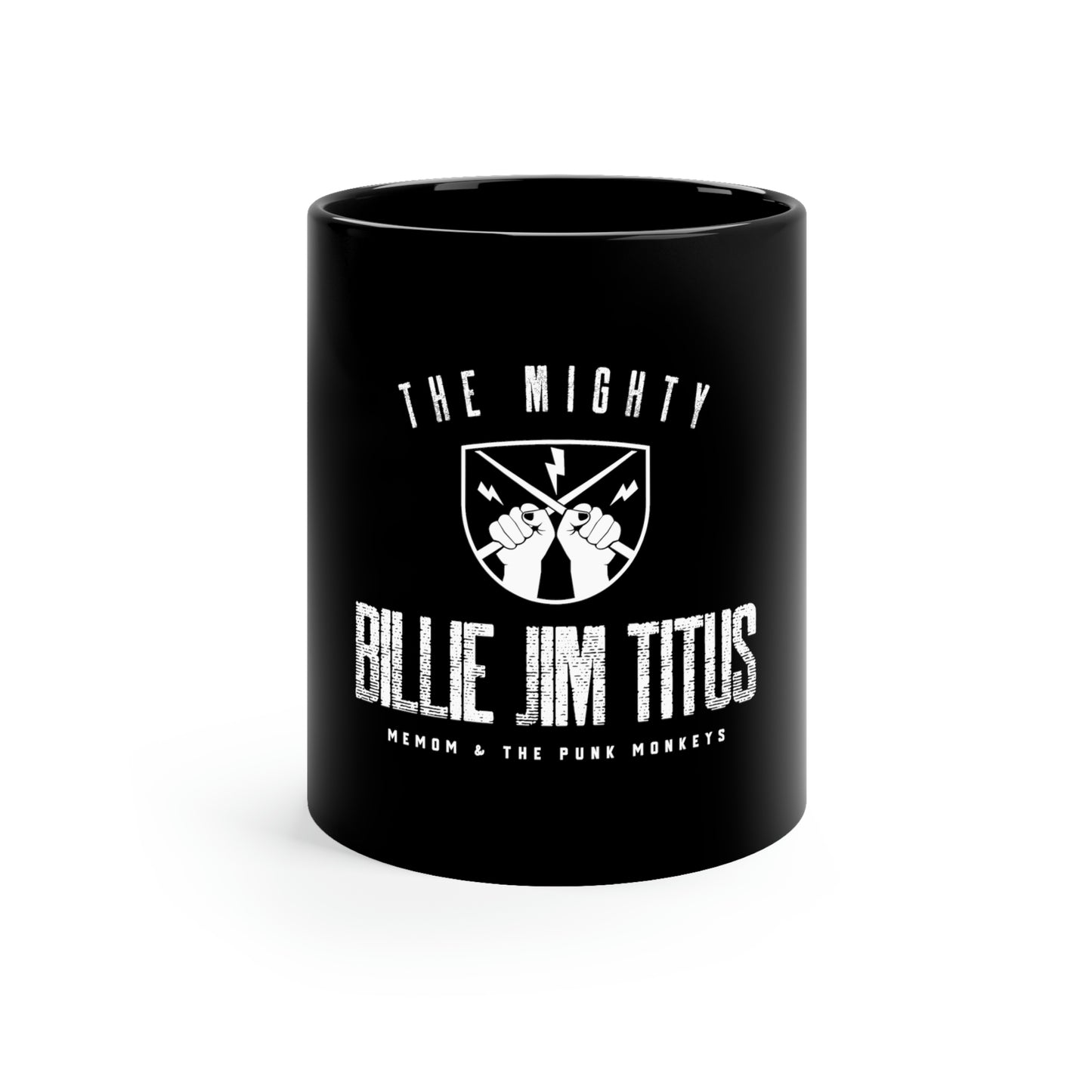 Billie Jim Titus 11oz Black Mug