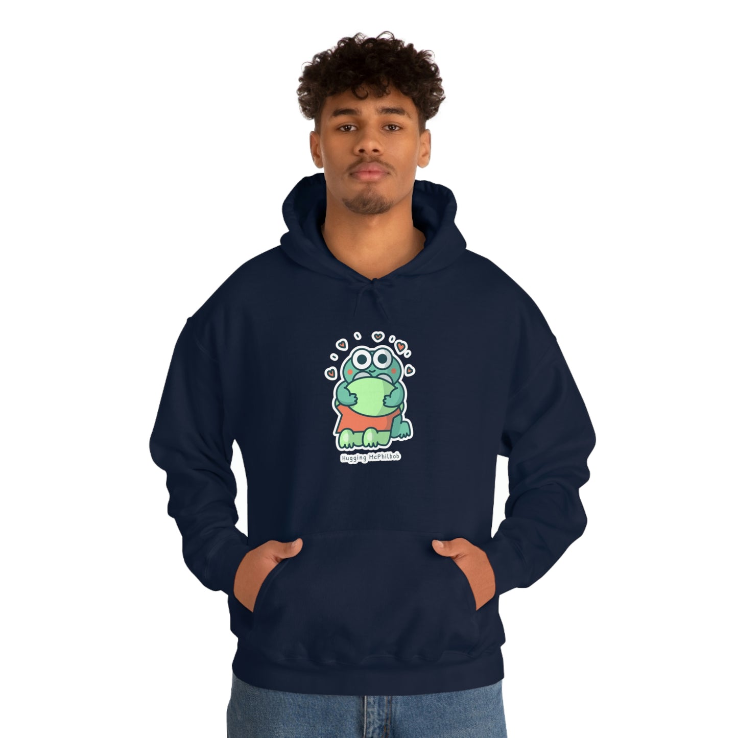 Hugging McPhilbob Unisex Heavy Blend™ Hooded Sweatshirt