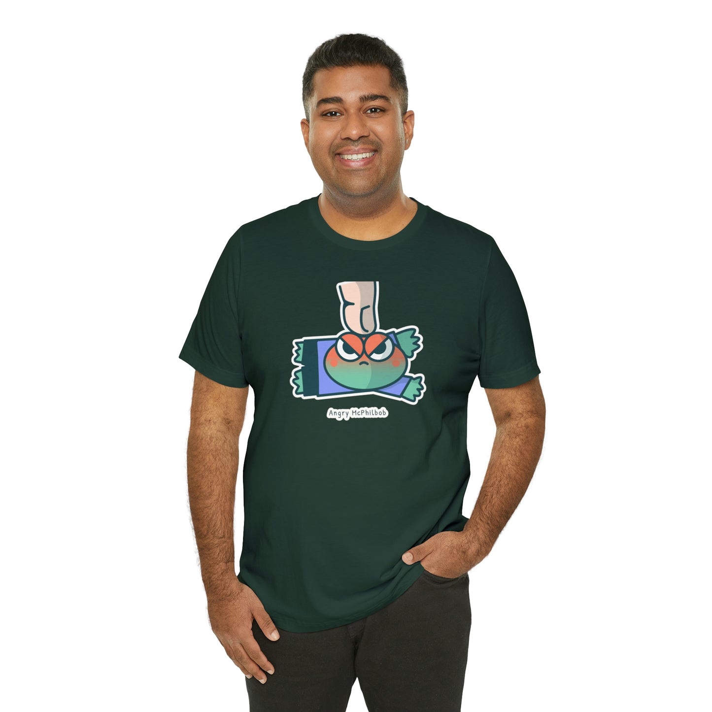 Angry McPhilbob Unisex Jersey Short Sleeve Tee