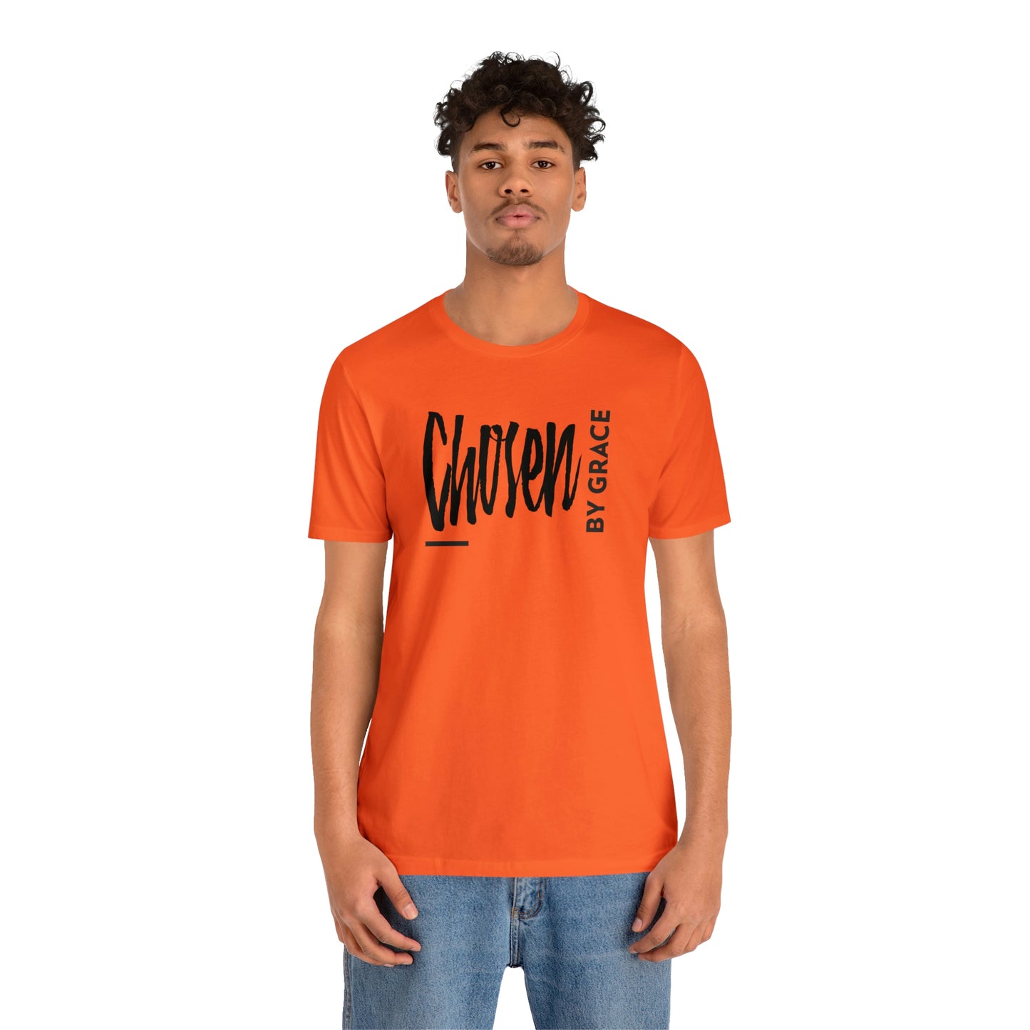 Chosen By Grace Sideways Unisex Jersey Short Sleeve Tee