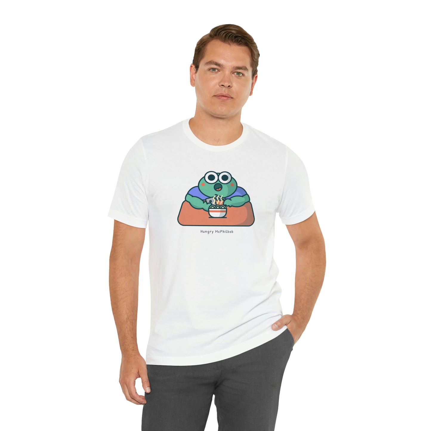 Hungry McPhilbob Unisex Jersey Short Sleeve Tee