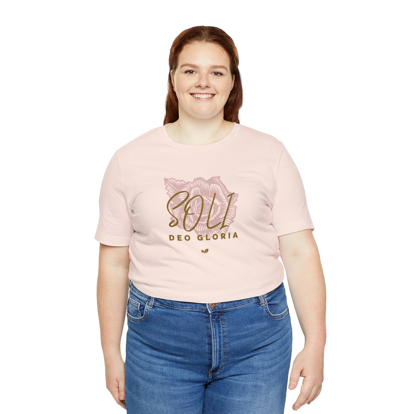 Soli Deo Gloria Rose Unisex Jersey Short Sleeve Tee