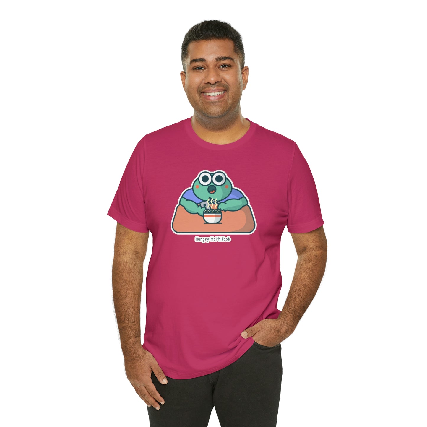 Hungry McPhilbob Unisex Jersey Short Sleeve Tee
