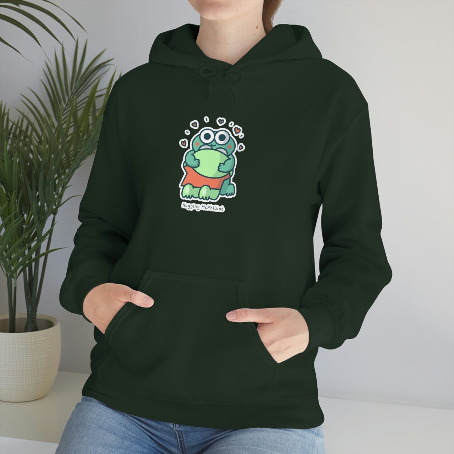 Hugging McPhilbob Unisex Heavy Blend™ Hooded Sweatshirt