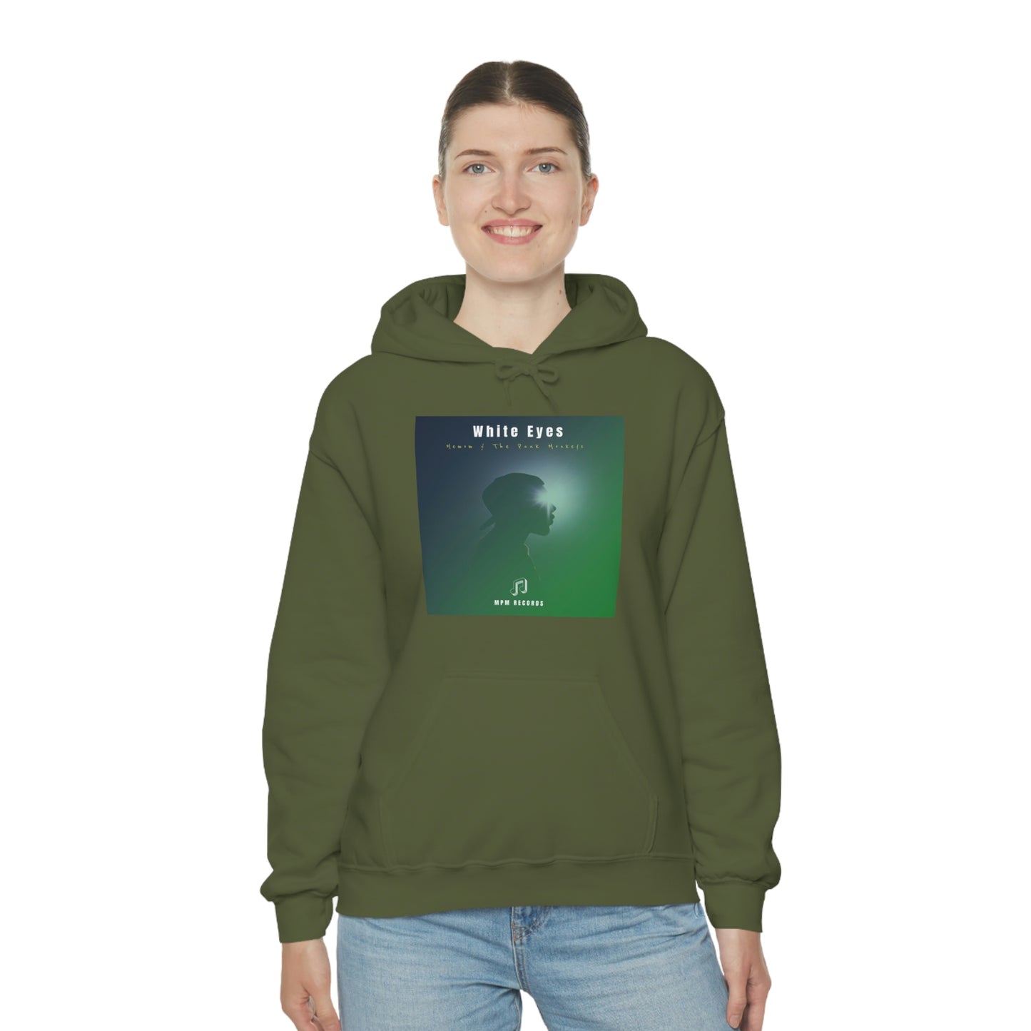 White Eyes Unisex Heavy Blend™ Hooded Sweatshirt