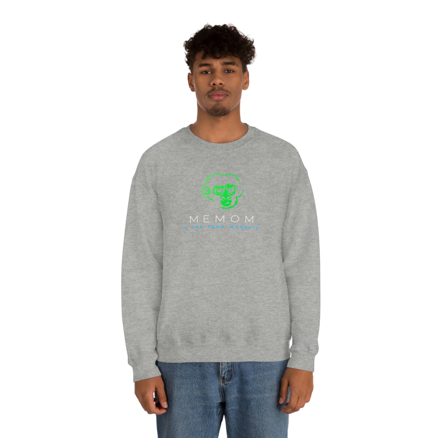 Memom and the Punk Monkeys Unisex Heavy Blend™ Crewneck Sweatshirt