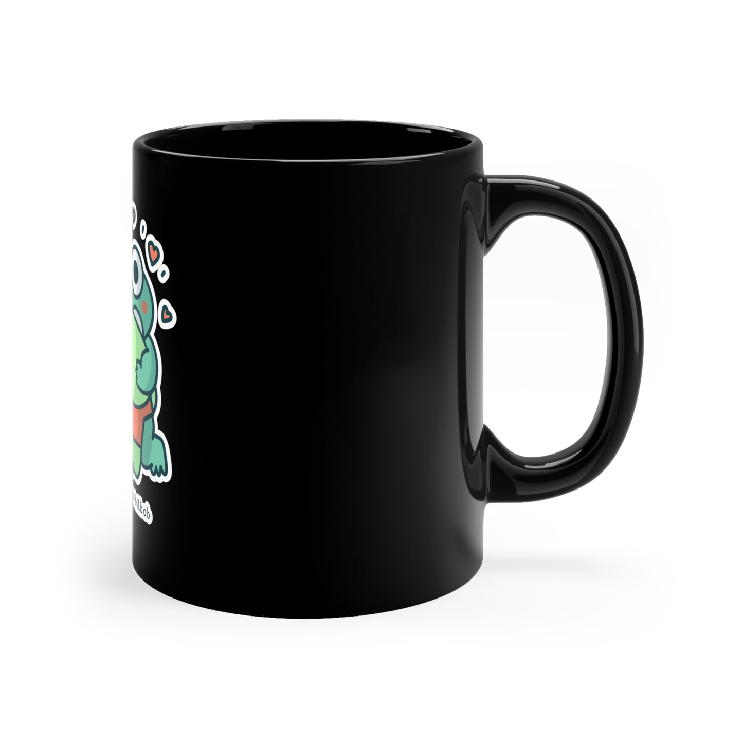 Hugging McPhilbob 11oz Black Mug